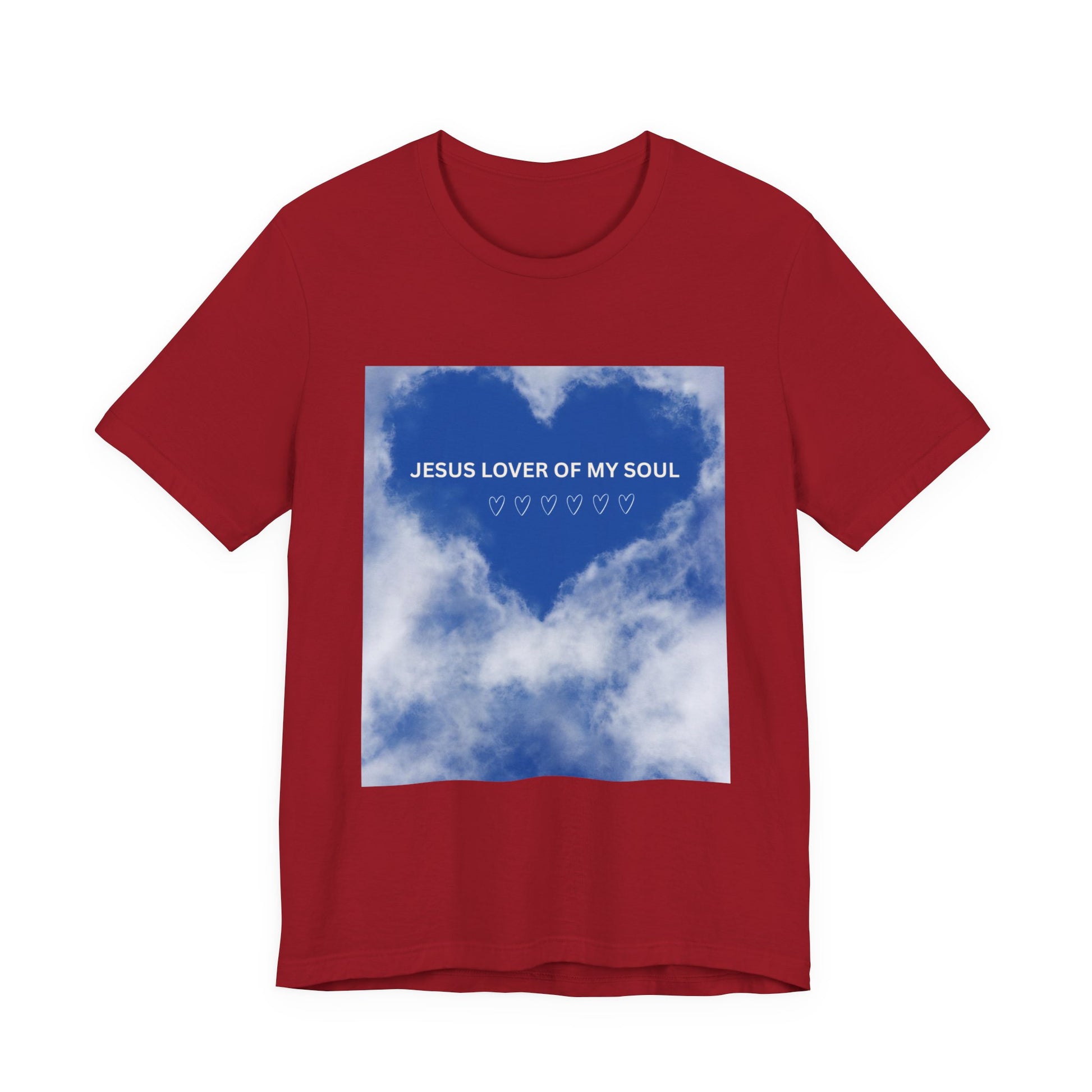 Jesus Lover of My Soul Tee - Comfort, Faith, Inspiration, Gift for Believers, Everyday Wear, Religious Apparel