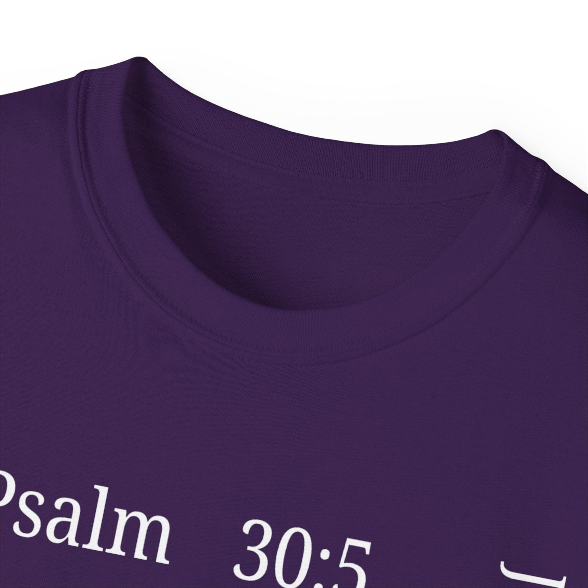 Joy Comes in the Morning – Psalm 30:5 Unisex Christian T-Shirt, Faith-Based Gift Tee