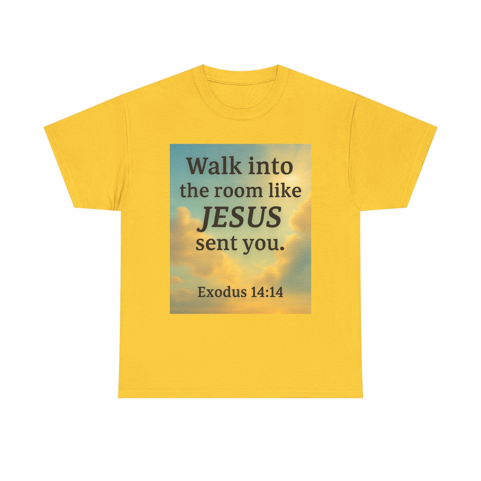 Walk into the Room like JESUS, Cotton T-Shirt