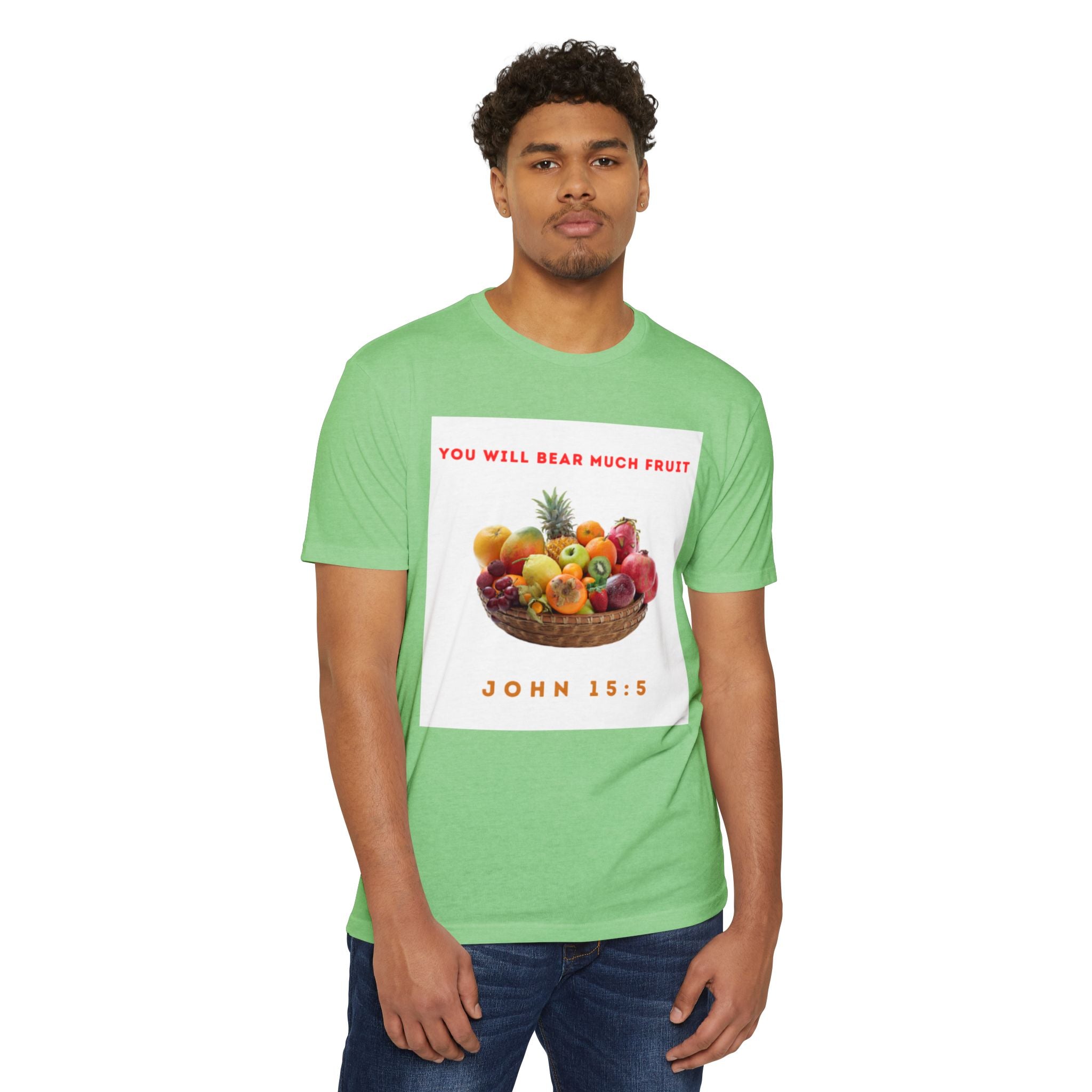 Fruitful Blessings Unisex T-Shirt, Inspirational Gift, Christian Tee, Summer Style, Motivational Shirt, Faith-Based Apparel