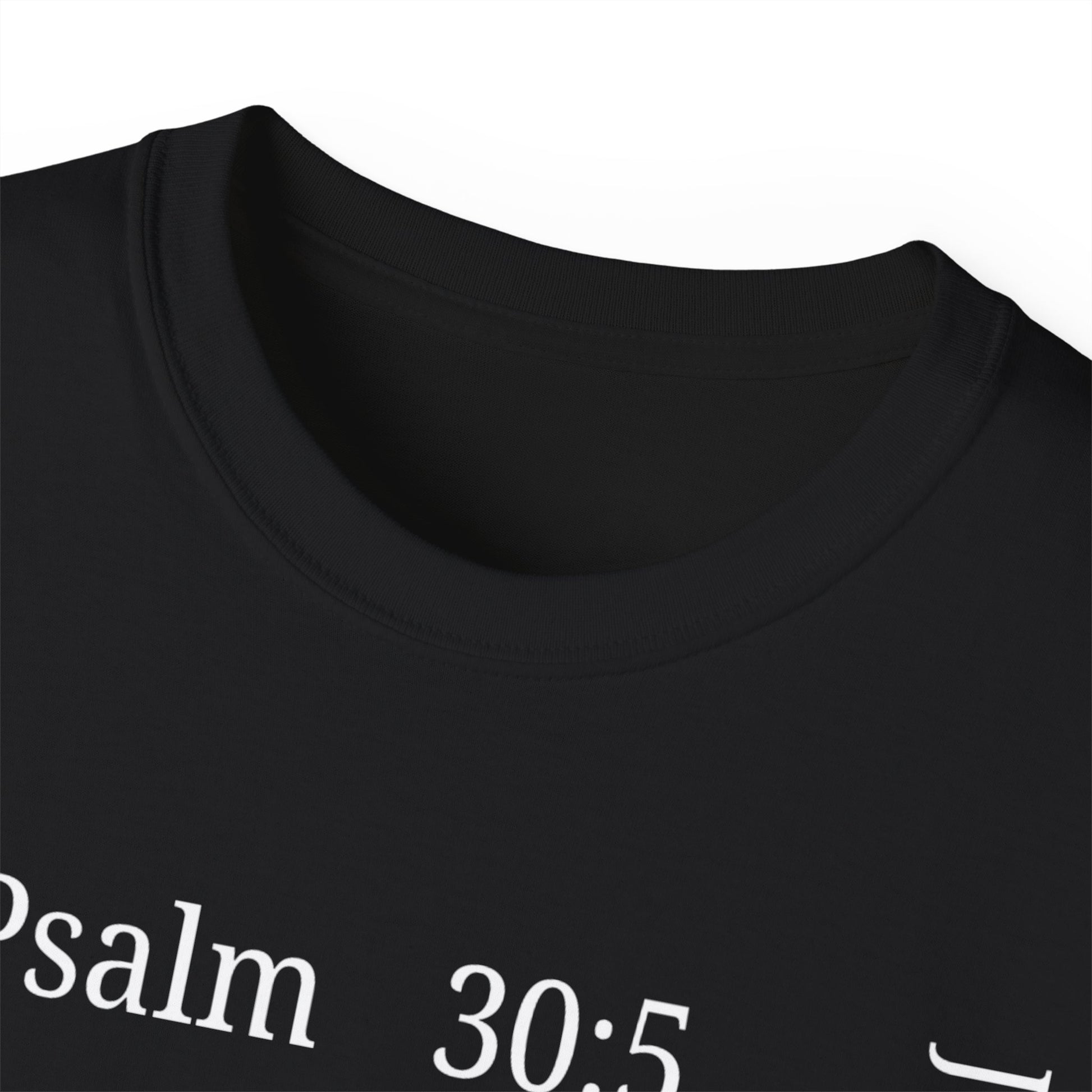Joy Comes in the Morning – Psalm 30:5 Unisex Christian T-Shirt, Faith-Based Gift Tee