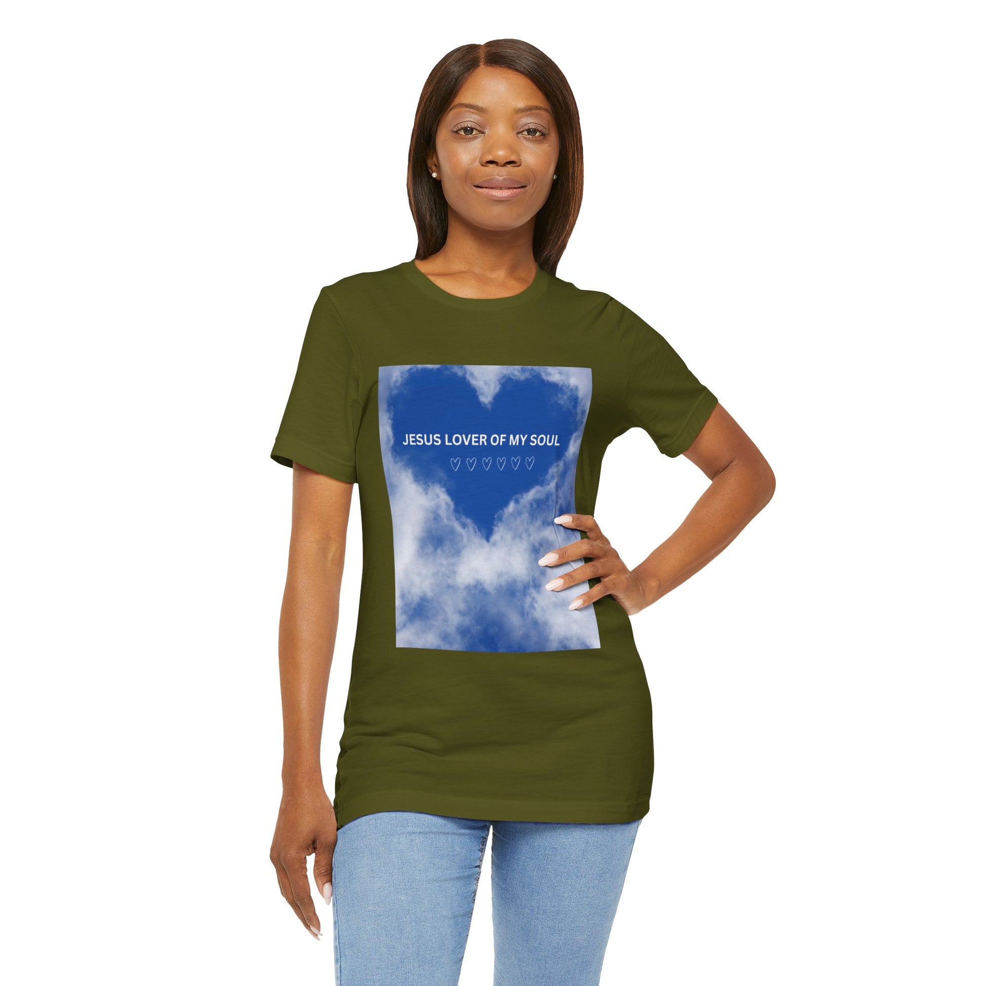 Jesus Lover of My Soul Tee - Comfort, Faith, Inspiration, Gift for Believers, Everyday Wear, Religious Apparel
