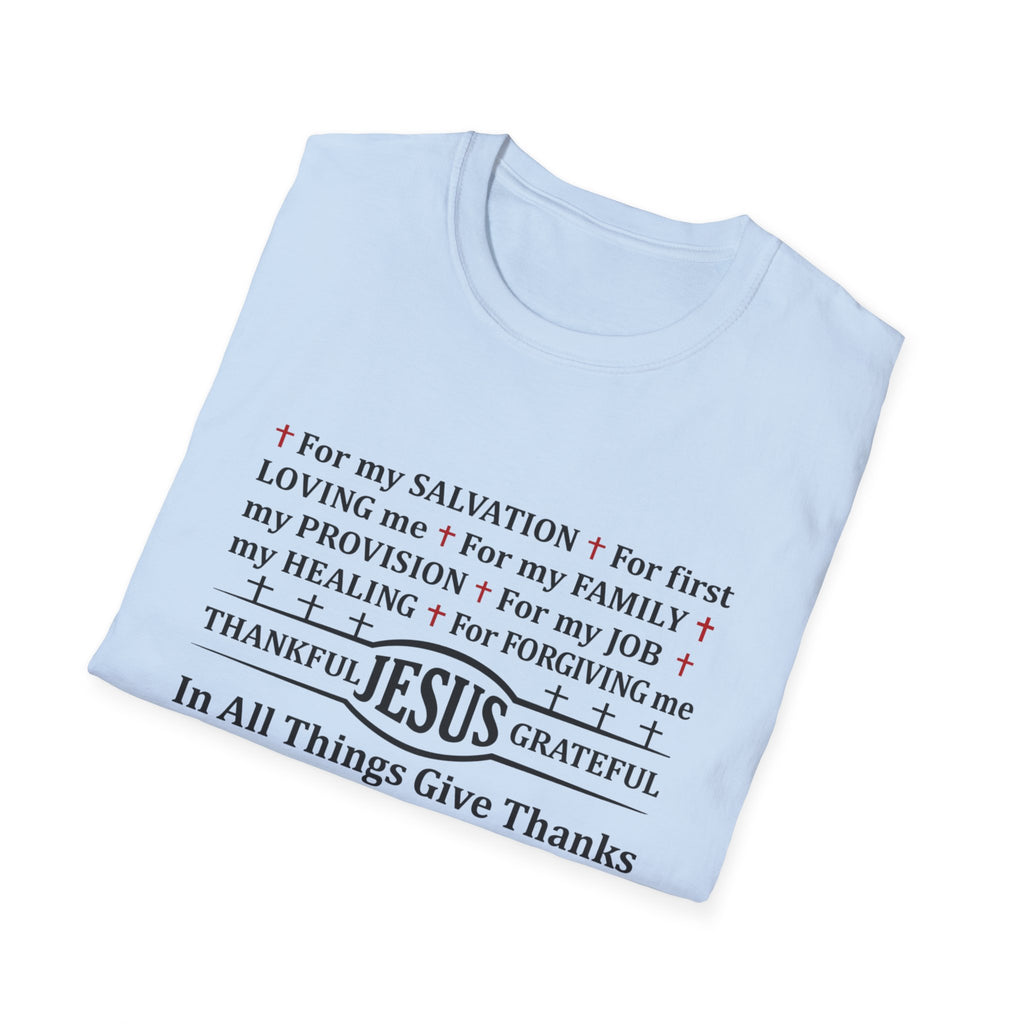 Thankful Jesus Grateful T-Shirt
