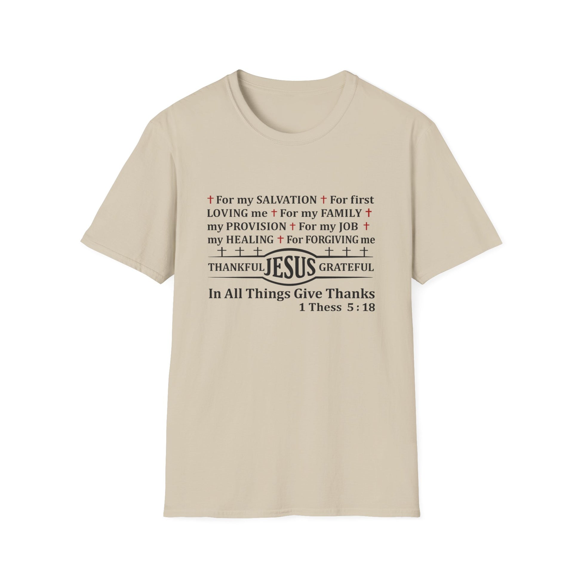 Thankful Jesus Grateful T-Shirt