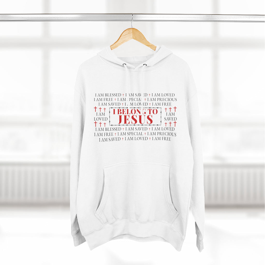I Belong To Jesus Hoodie – Unisex Fleece Christian Sweatshirt, Faith Apparel Gift