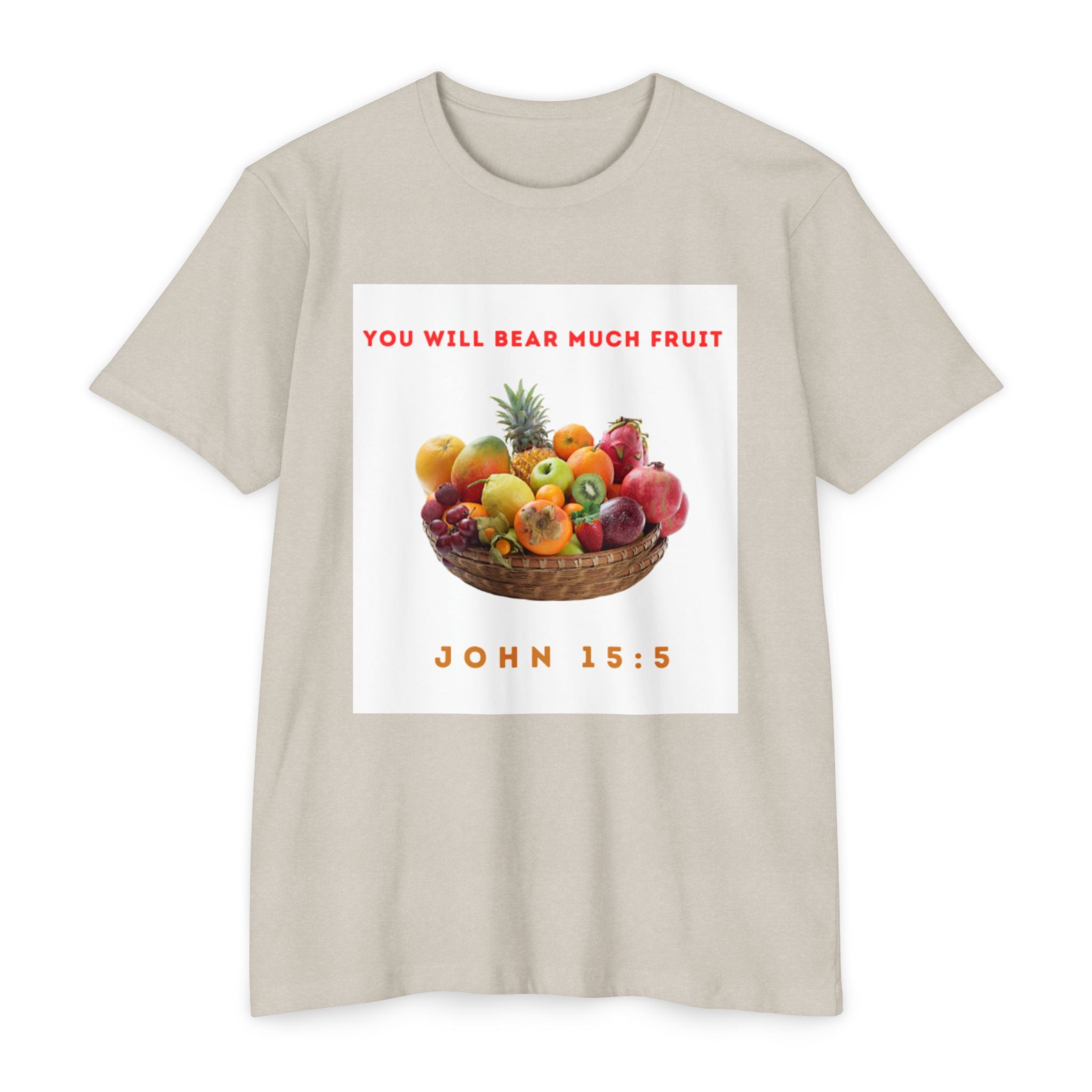 Fruitful Blessings Unisex T-Shirt, Inspirational Gift, Christian Tee, Summer Style, Motivational Shirt, Faith-Based Apparel