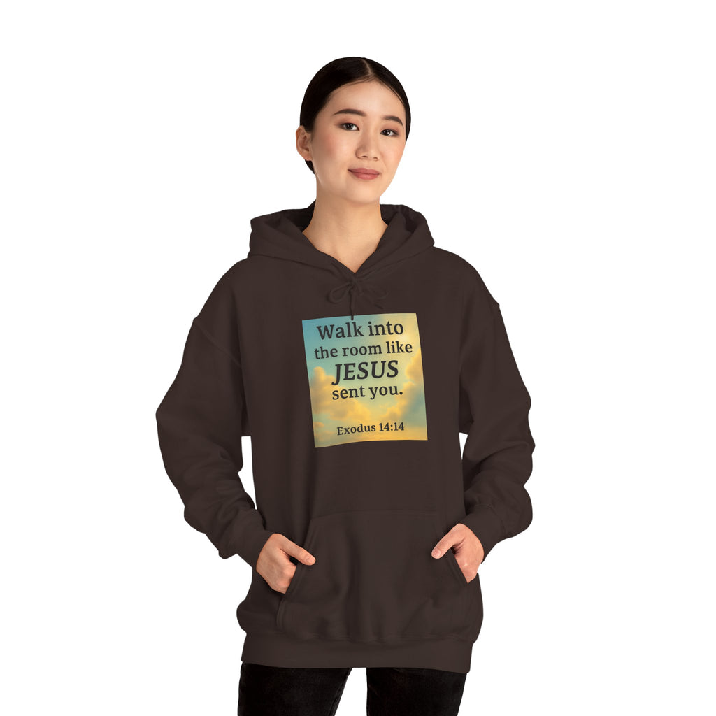 Walk Into The Room Unisex Heavy Blend™ Hooded Sweatshirt