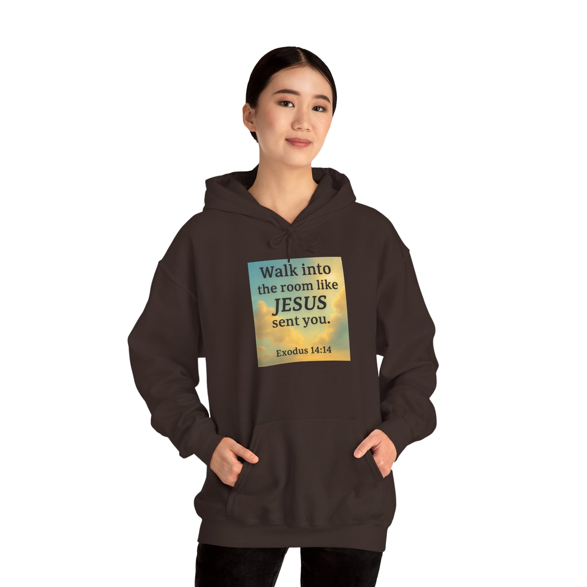 Walk Into The Room Unisex Heavy Blend™ Hooded Sweatshirt