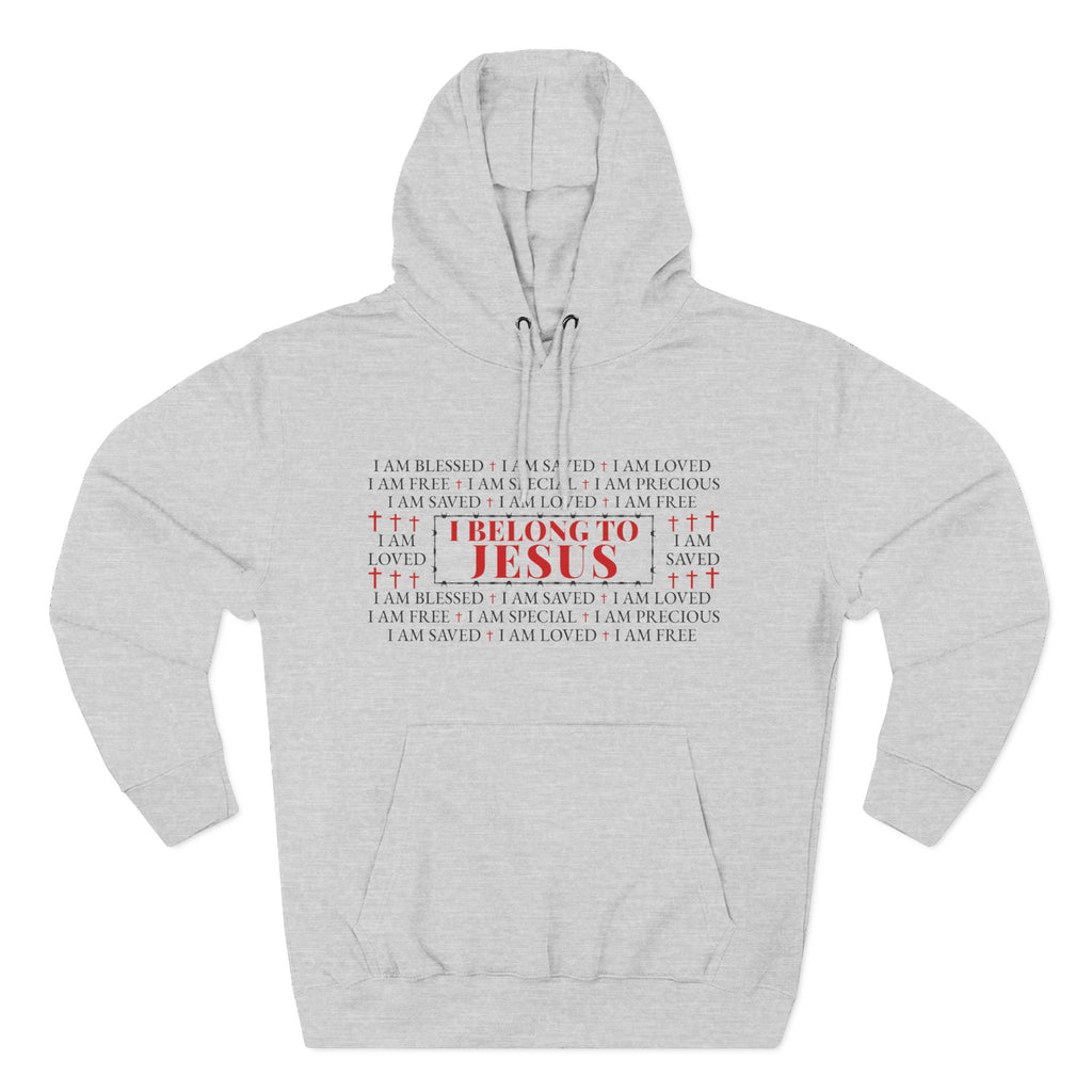 I Belong To Jesus Hoodie – Unisex Fleece Christian Sweatshirt, Faith Apparel Gift