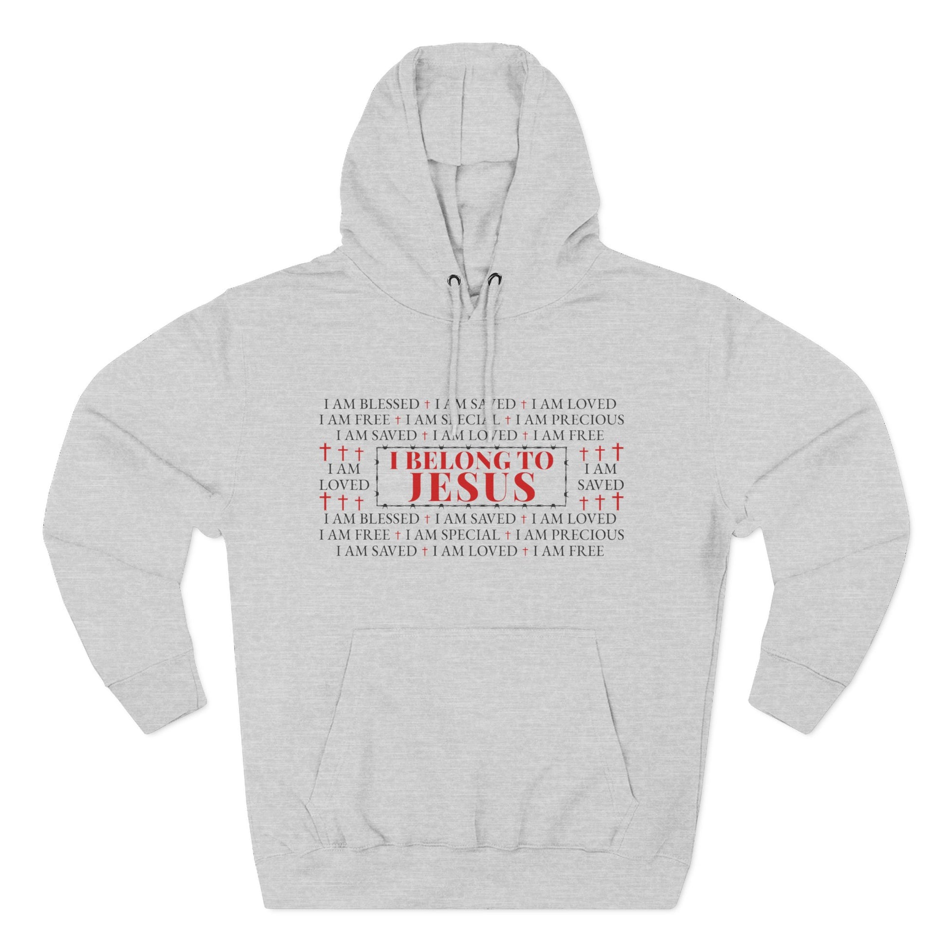 I Belong To Jesus Hoodie – Unisex Fleece Christian Sweatshirt, Faith Apparel Gift
