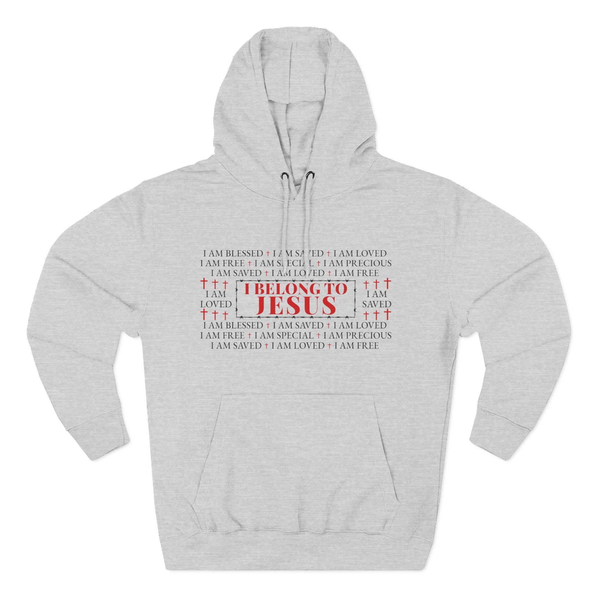 I Belong To Jesus Hoodie – Unisex Fleece Christian Sweatshirt, Faith Apparel Gift