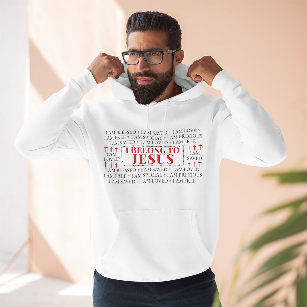 I Belong To Jesus Hoodie – Unisex Fleece Christian Sweatshirt, Faith Apparel Gift