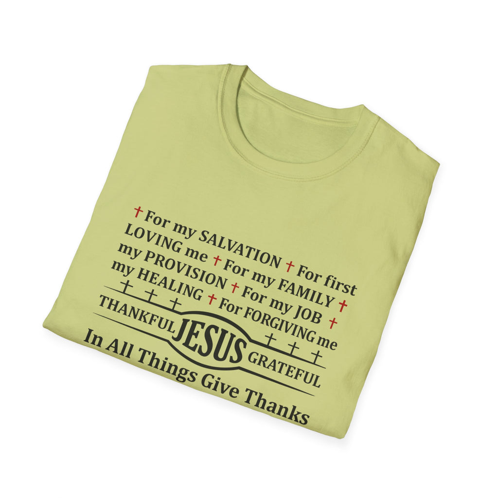 Thankful Jesus Grateful T-Shirt