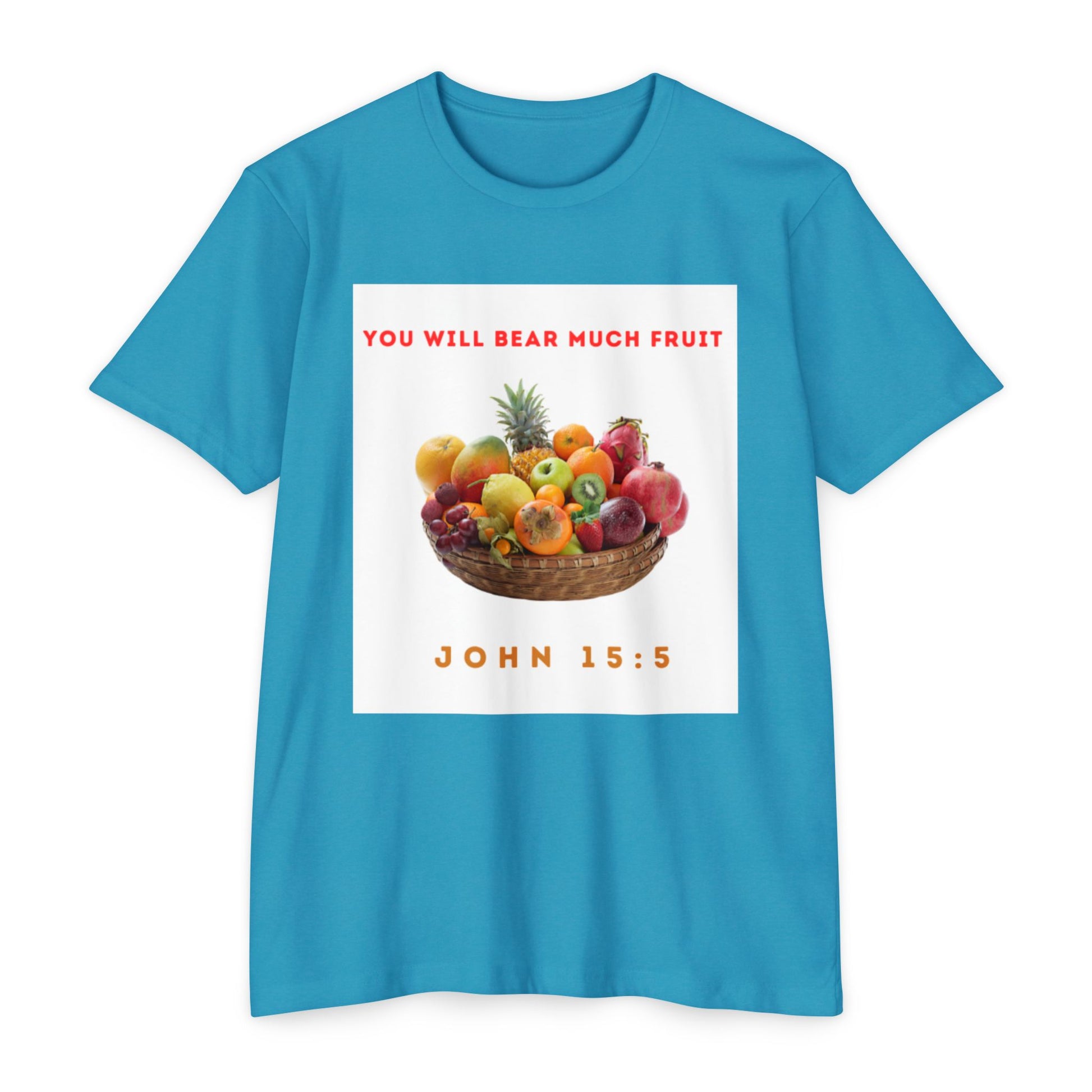 Fruitful Blessings Unisex T-Shirt, Inspirational Gift, Christian Tee, Summer Style, Motivational Shirt, Faith-Based Apparel