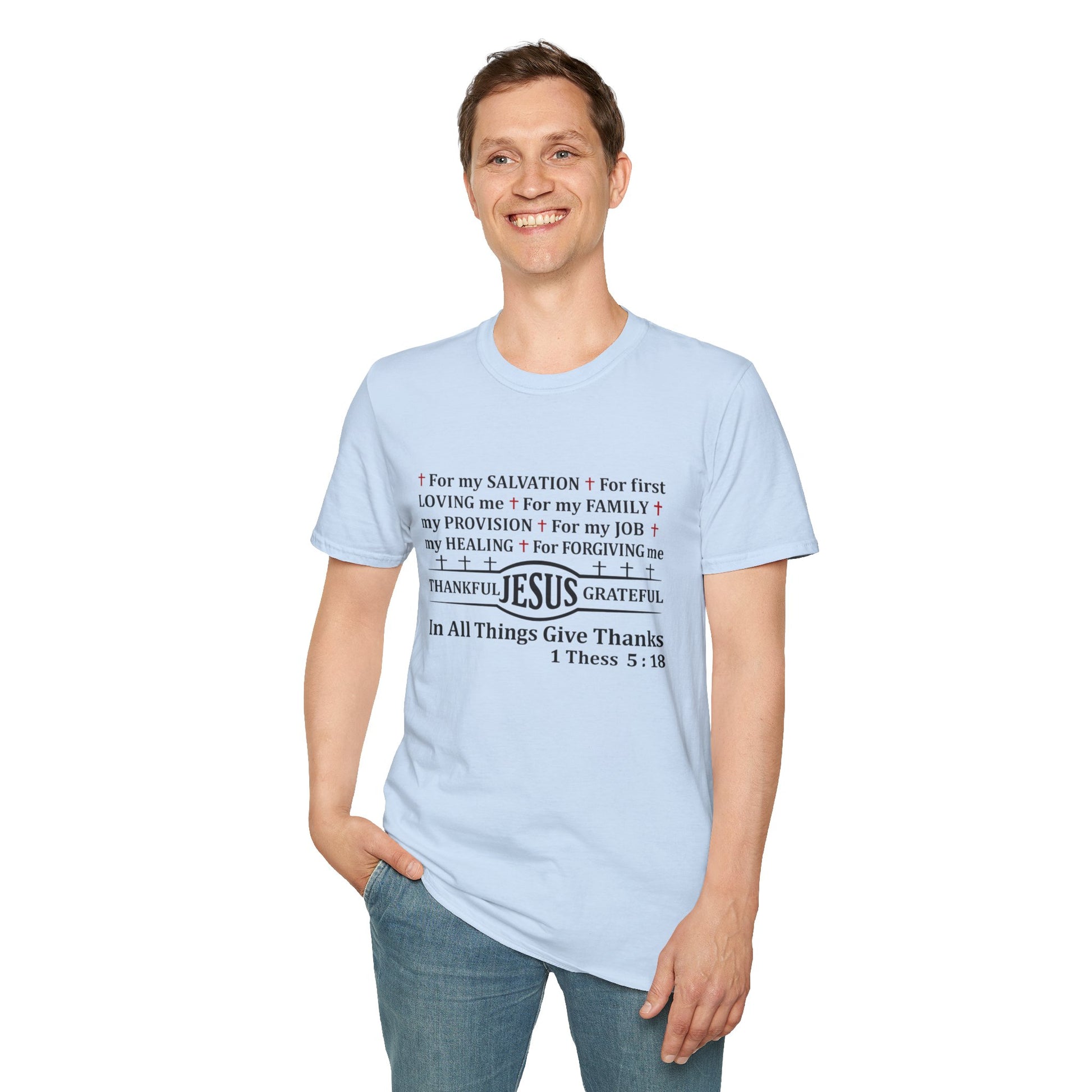 Thankful Jesus Grateful T-Shirt
