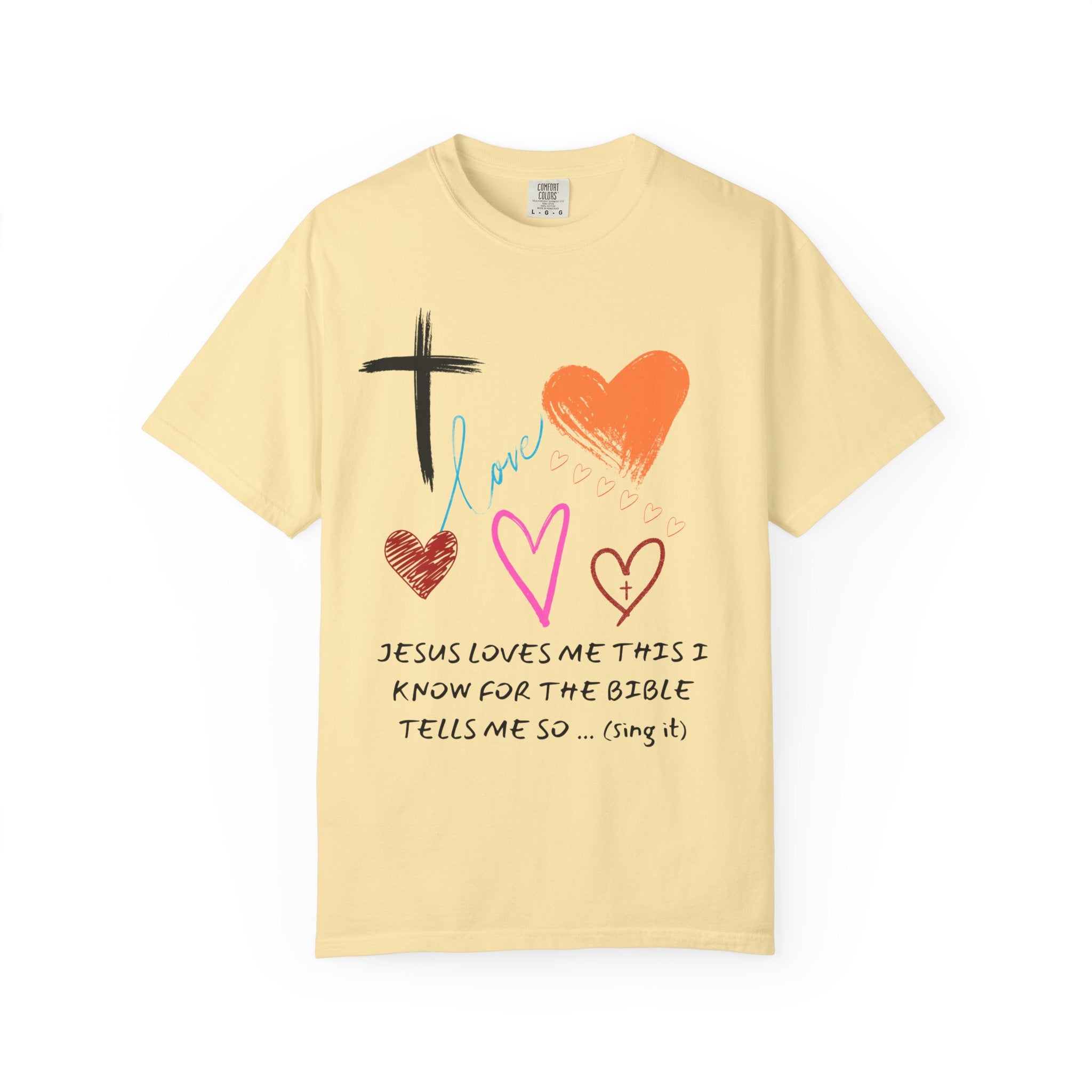 Faith-Inspired Unisex T-Shirt | Jesus Loves Me Design | Christian Apparel, Inspirational Gift, Casual Wear, Spiritual Clothing, Everyday Tee