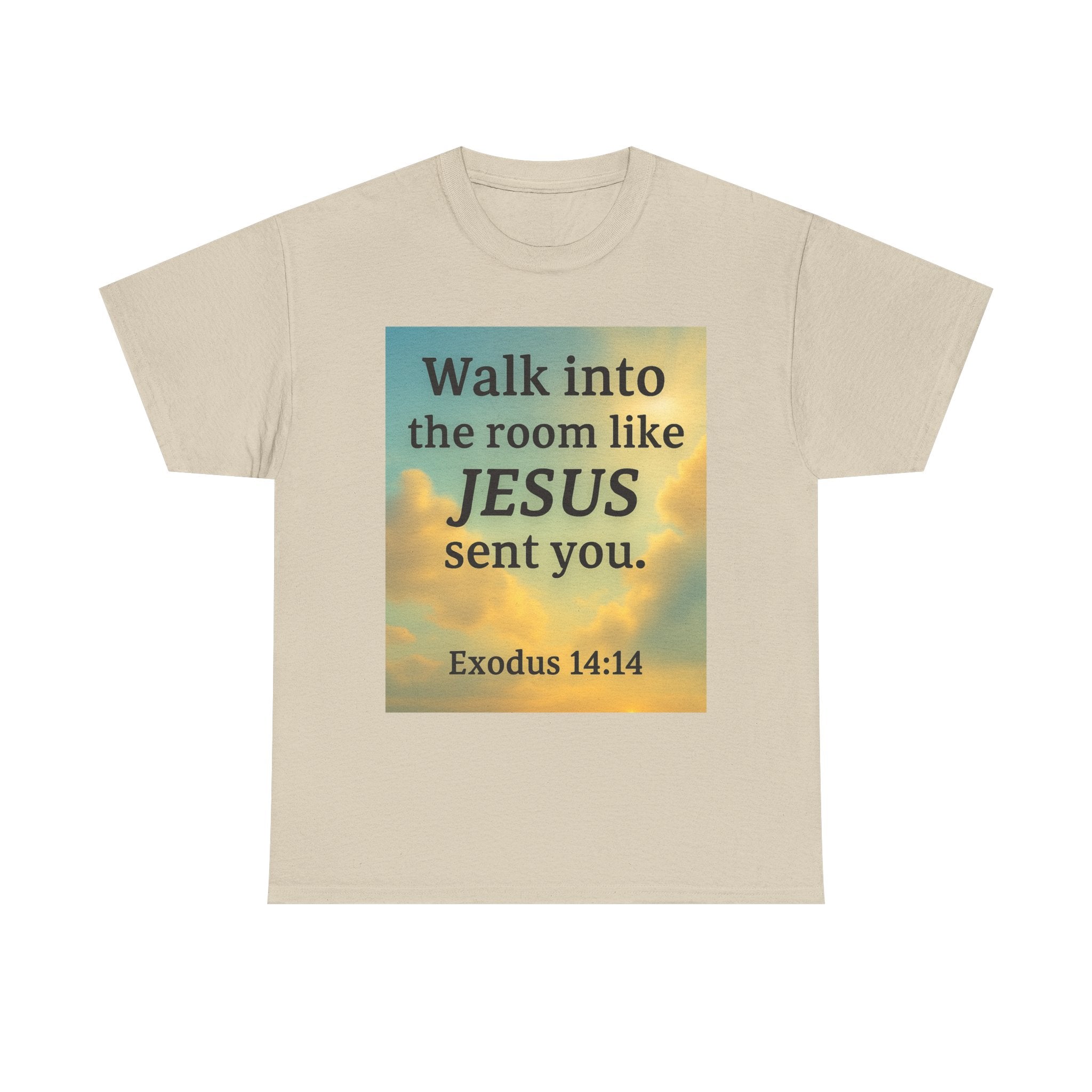 Walk into the Room like JESUS, Cotton T-Shirt