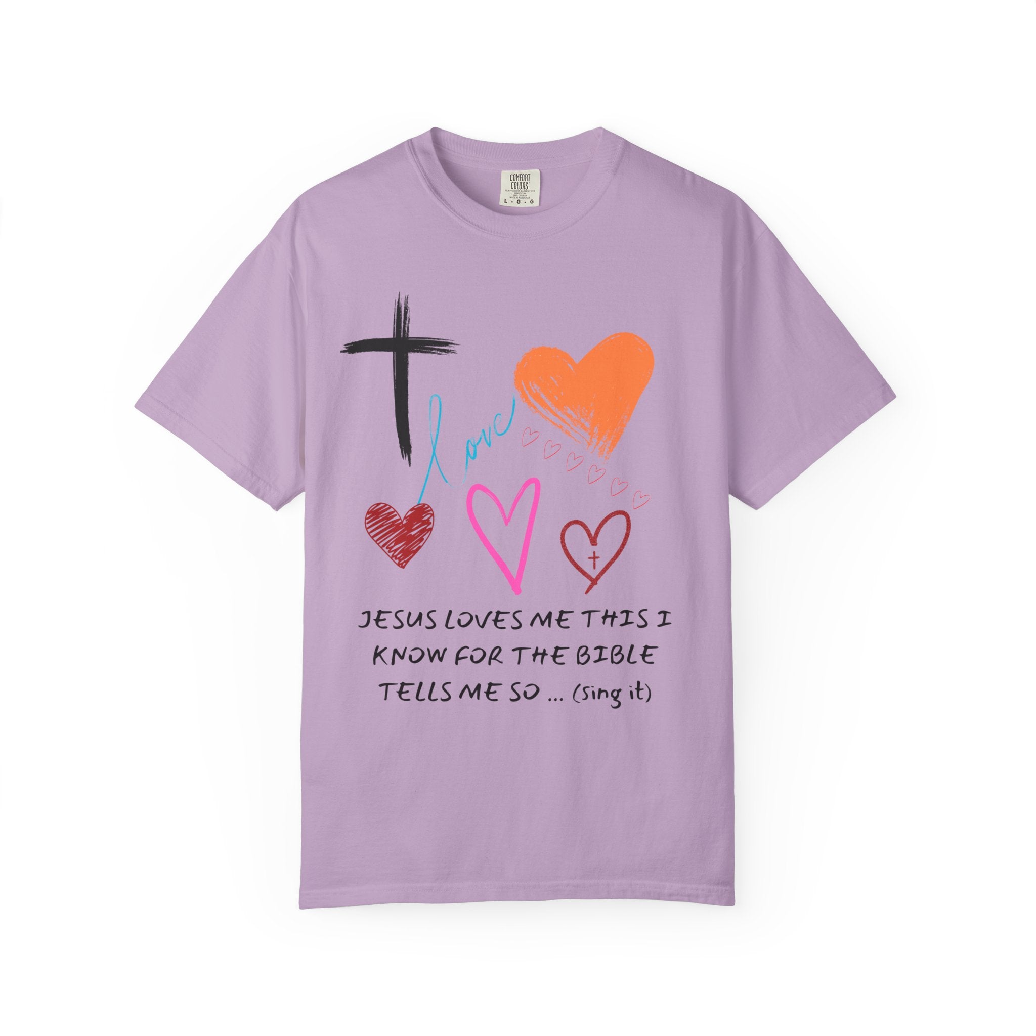 Faith-Inspired Unisex T-Shirt | Jesus Loves Me Design | Christian Apparel, Inspirational Gift, Casual Wear, Spiritual Clothing, Everyday Tee
