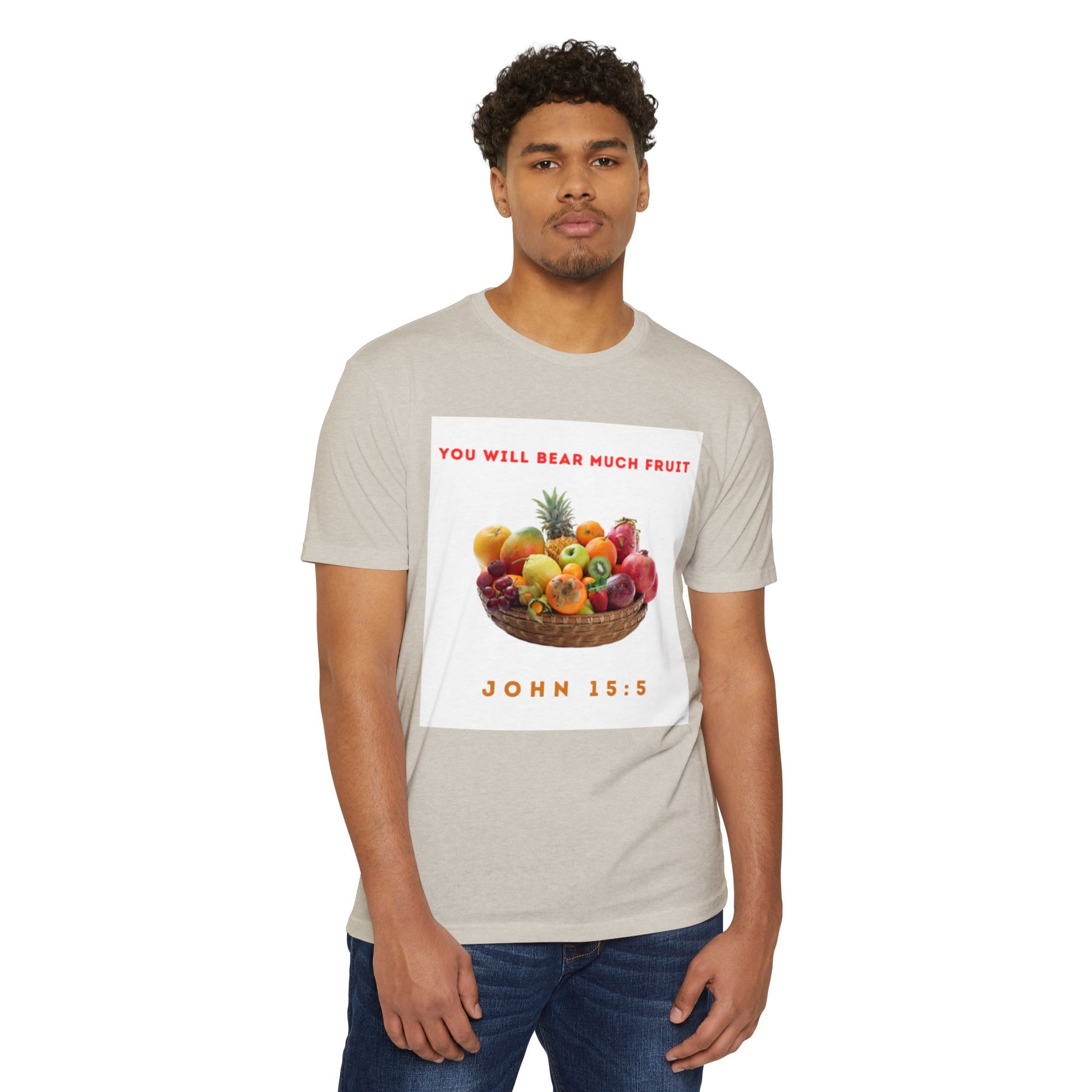 Fruitful Blessings Unisex T-Shirt, Inspirational Gift, Christian Tee, Summer Style, Motivational Shirt, Faith-Based Apparel