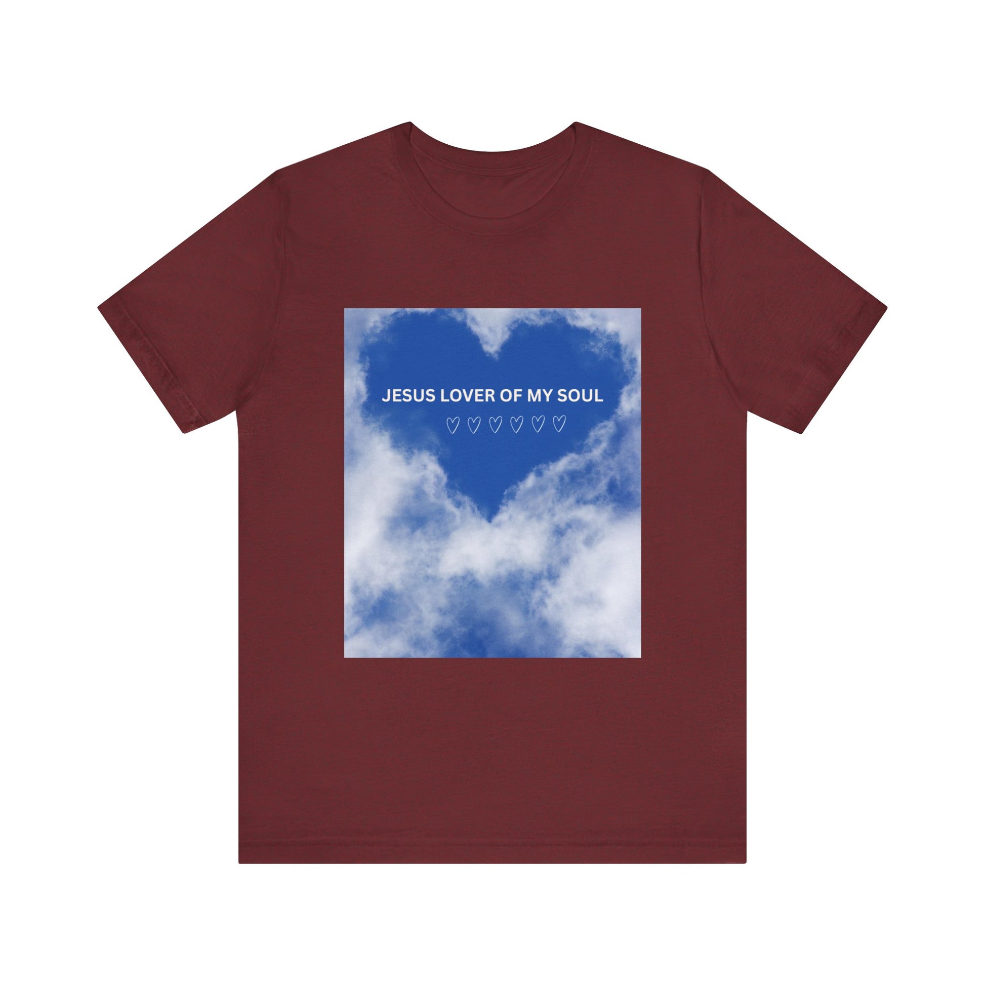 Jesus Lover of My Soul Tee - Comfort, Faith, Inspiration, Gift for Believers, Everyday Wear, Religious Apparel