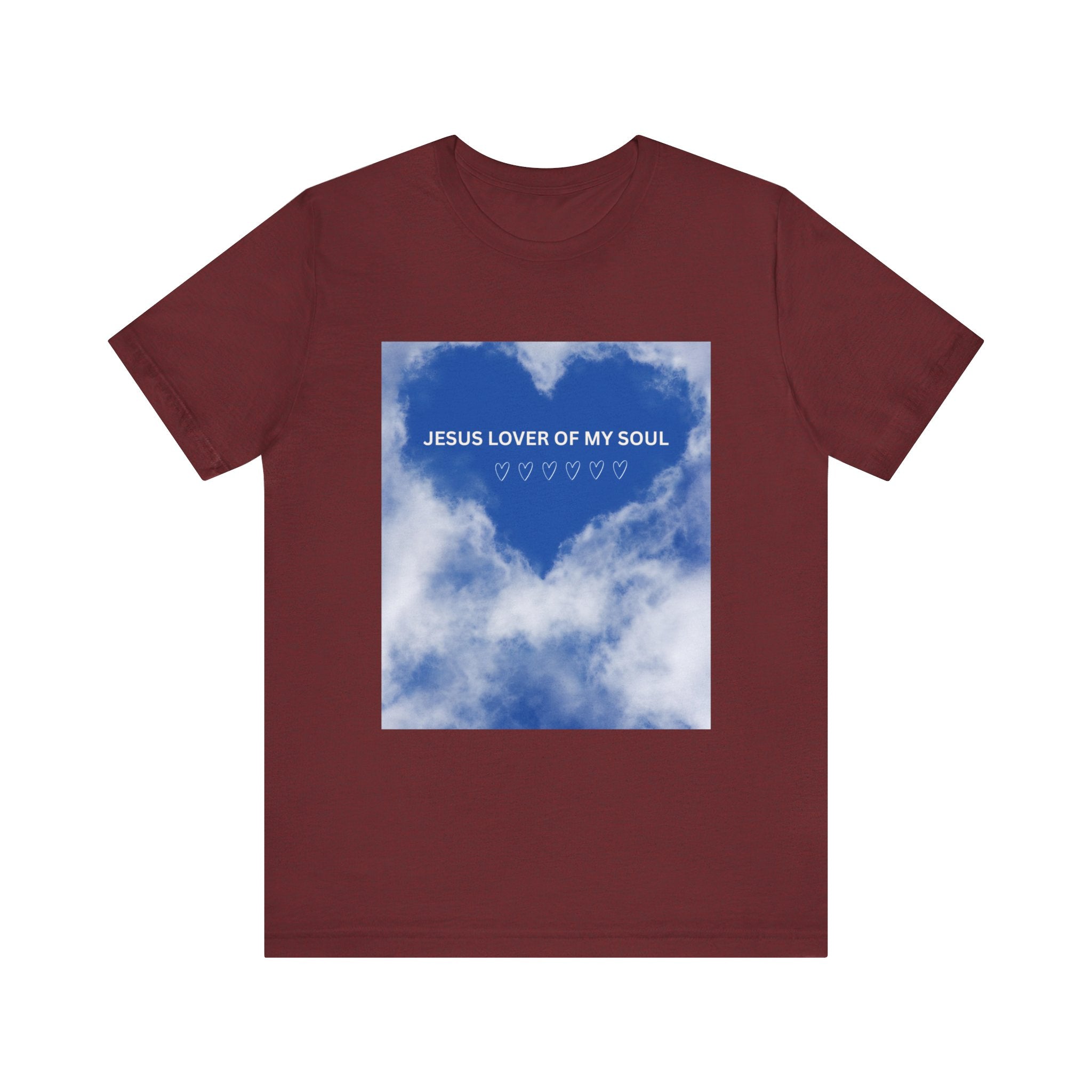 Jesus Lover of My Soul Tee - Comfort, Faith, Inspiration, Gift for Believers, Everyday Wear, Religious Apparel