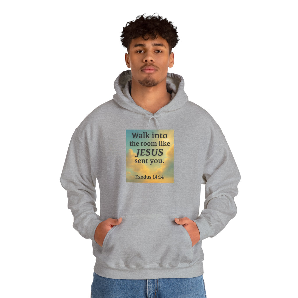 Walk Into The Room Unisex Heavy Blend™ Hooded Sweatshirt