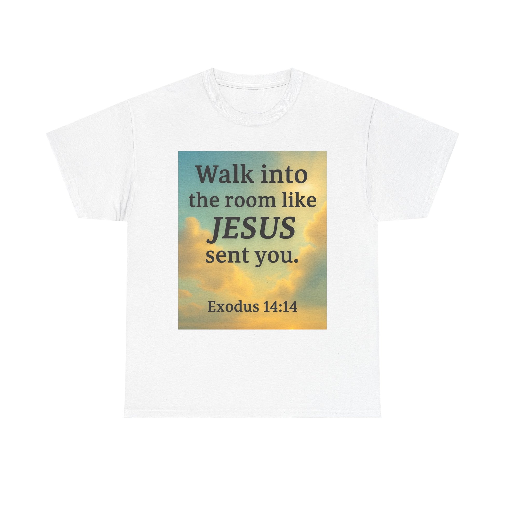 Walk into the Room like JESUS, Cotton T-Shirt