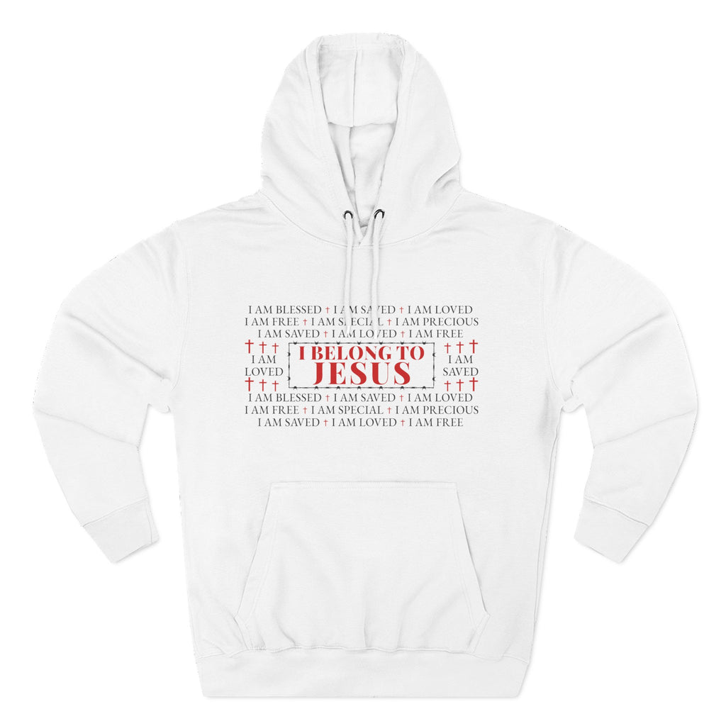 I Belong To Jesus Hoodie – Unisex Fleece Christian Sweatshirt, Faith Apparel Gift