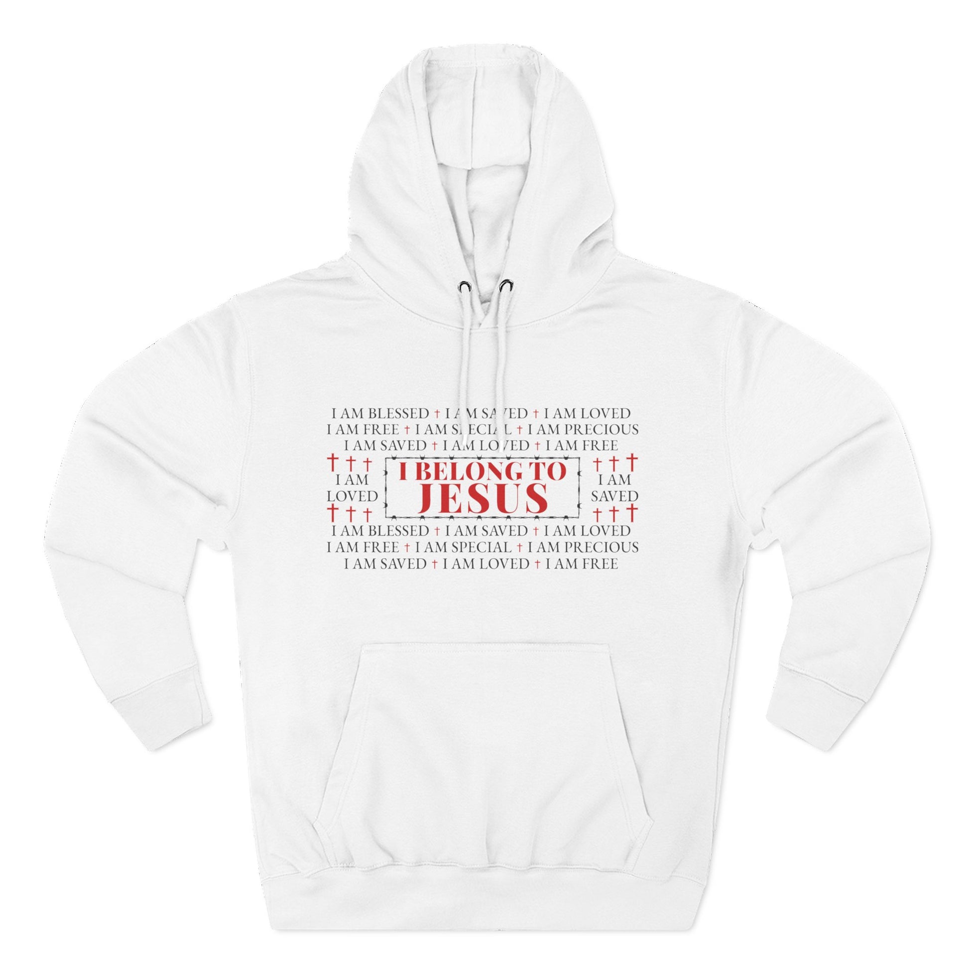 I Belong To Jesus Hoodie – Unisex Fleece Christian Sweatshirt, Faith Apparel Gift