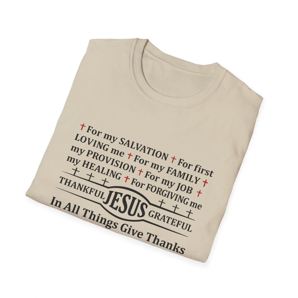 Thankful Jesus Grateful T-Shirt