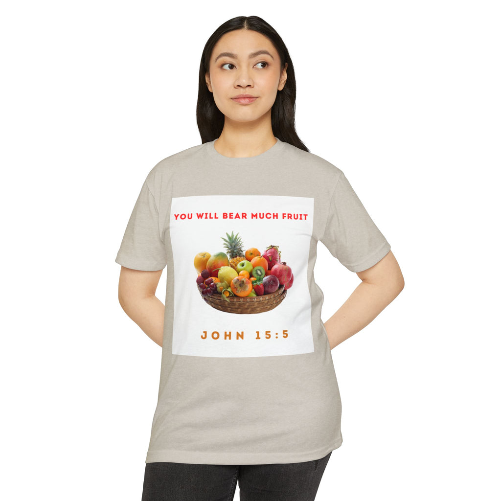 Fruitful Blessings Unisex T-Shirt, Inspirational Gift, Christian Tee, Summer Style, Motivational Shirt, Faith-Based Apparel