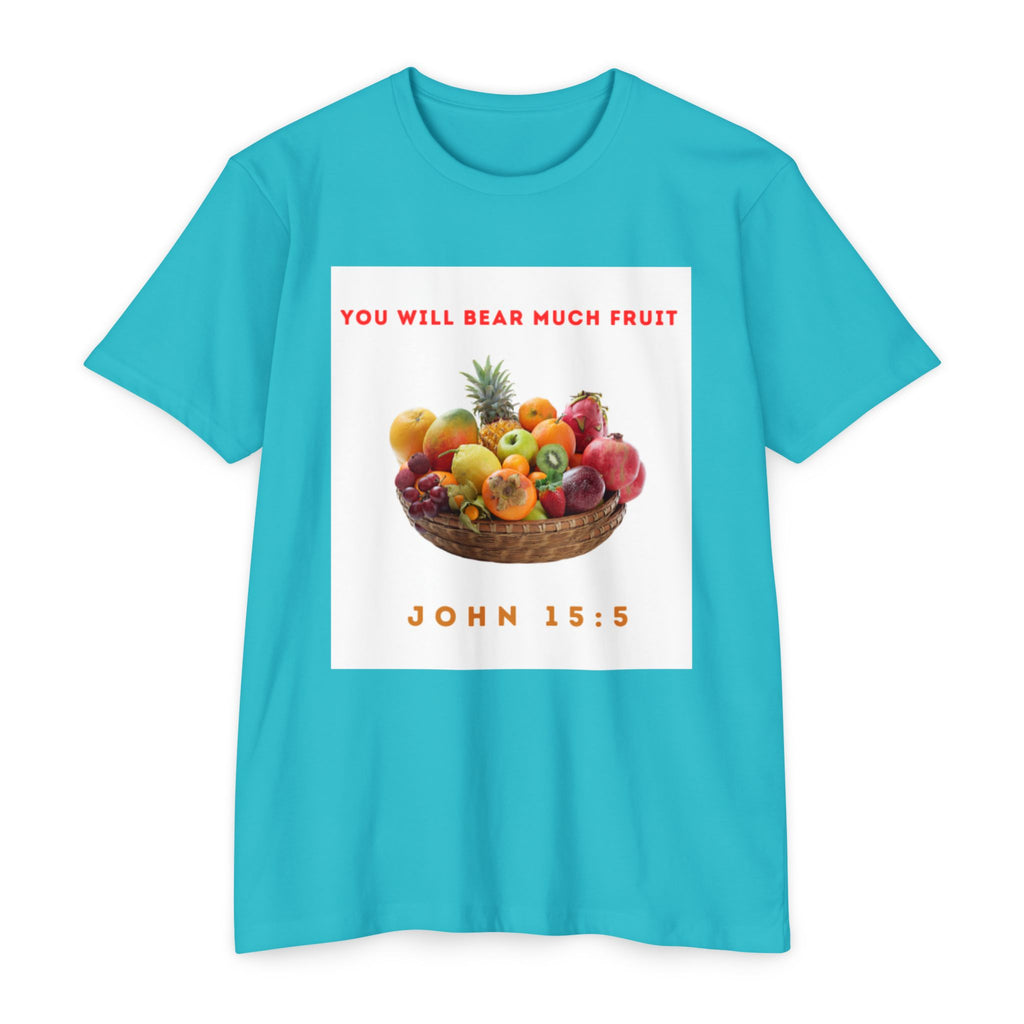 Fruitful Blessings Unisex T-Shirt, Inspirational Gift, Christian Tee, Summer Style, Motivational Shirt, Faith-Based Apparel