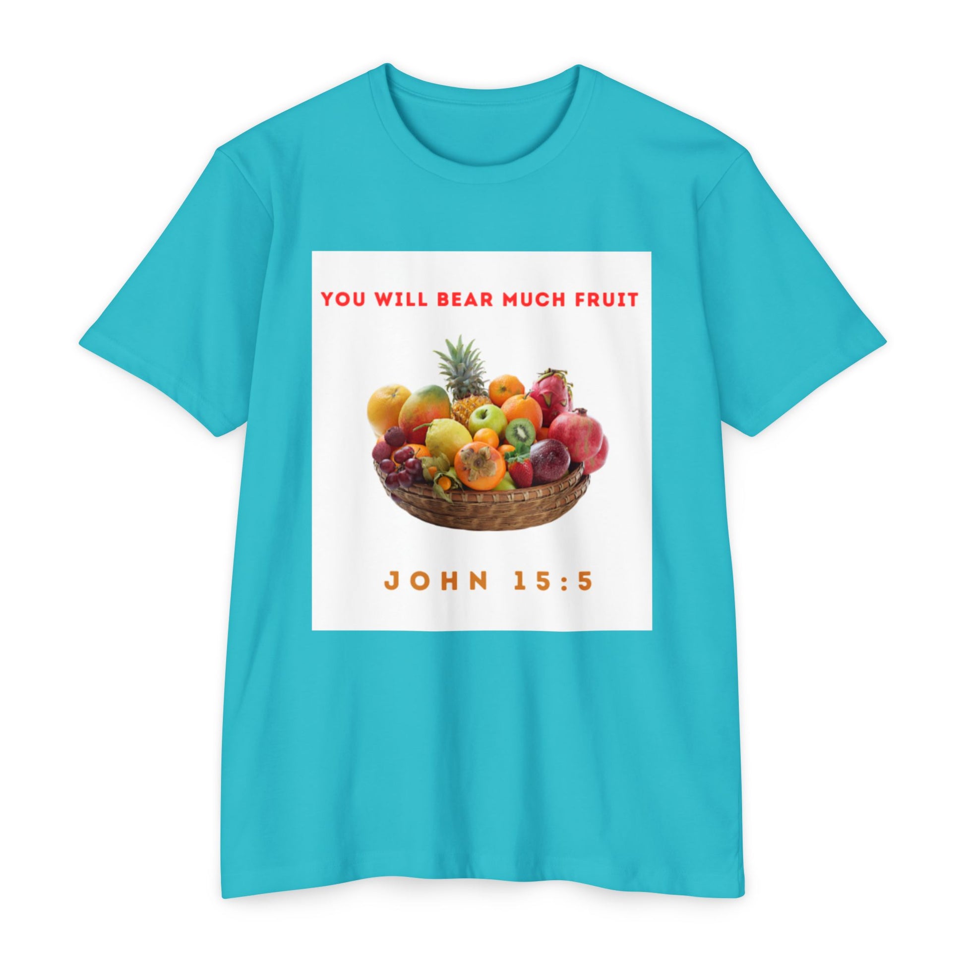 Fruitful Blessings Unisex T-Shirt, Inspirational Gift, Christian Tee, Summer Style, Motivational Shirt, Faith-Based Apparel