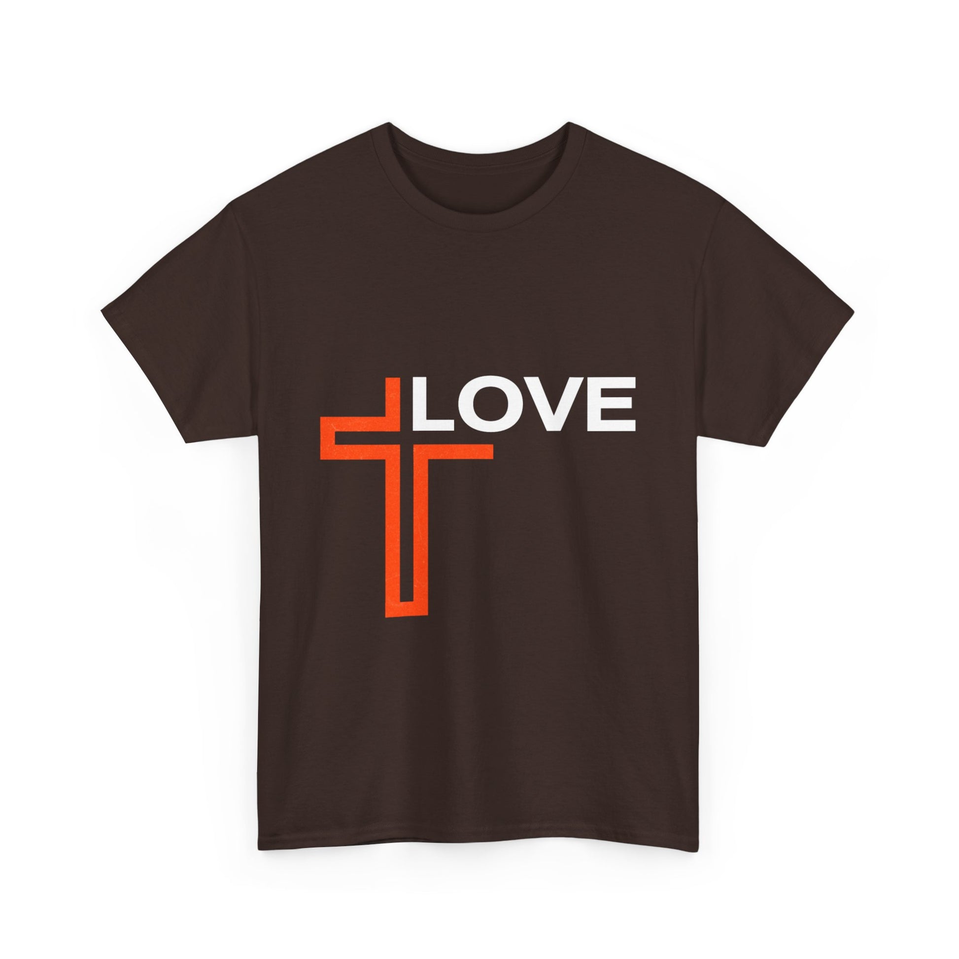 Love Unisex Heavy Cotton T-Shirt – Christian Faith Tee, Inspirational Apparel