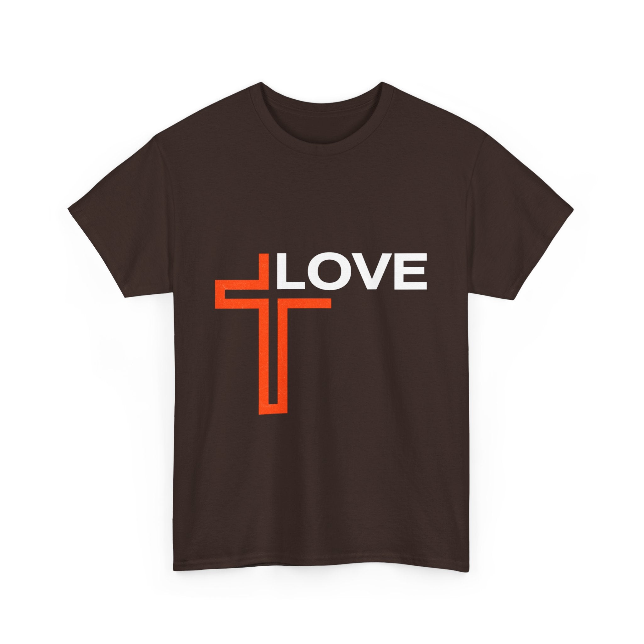 Love Unisex Heavy Cotton T-Shirt – Christian Faith Tee, Inspirational Apparel