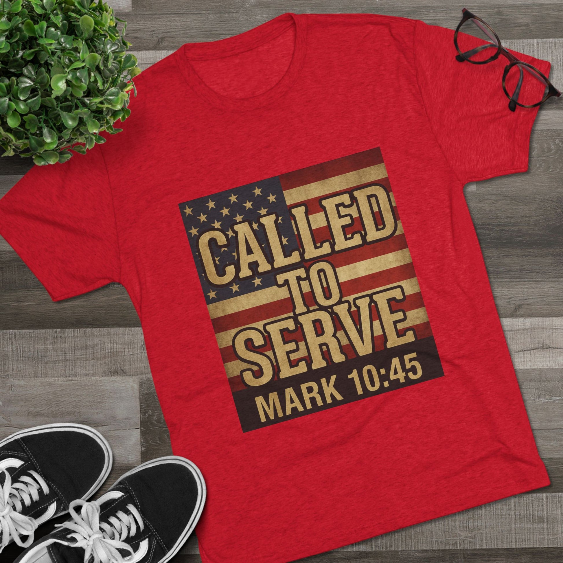 Patriotic Crew Tee | Called to Serve T-Shirt