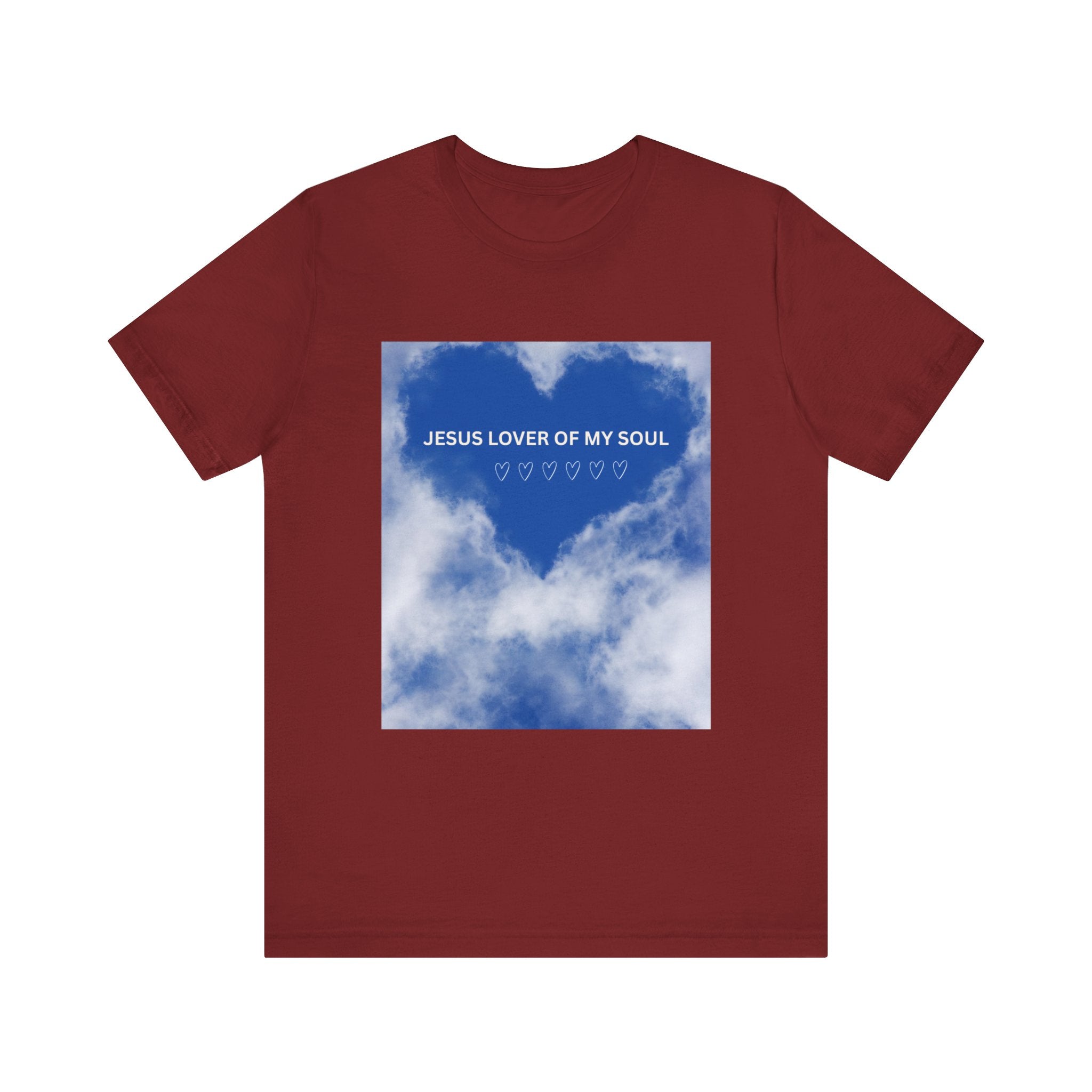 Jesus Lover of My Soul Tee - Comfort, Faith, Inspiration, Gift for Believers, Everyday Wear, Religious Apparel