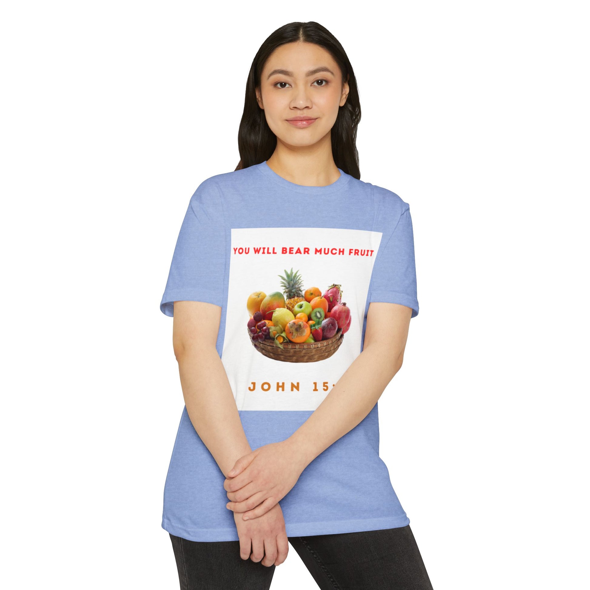 Fruitful Blessings Unisex T-Shirt, Inspirational Gift, Christian Tee, Summer Style, Motivational Shirt, Faith-Based Apparel