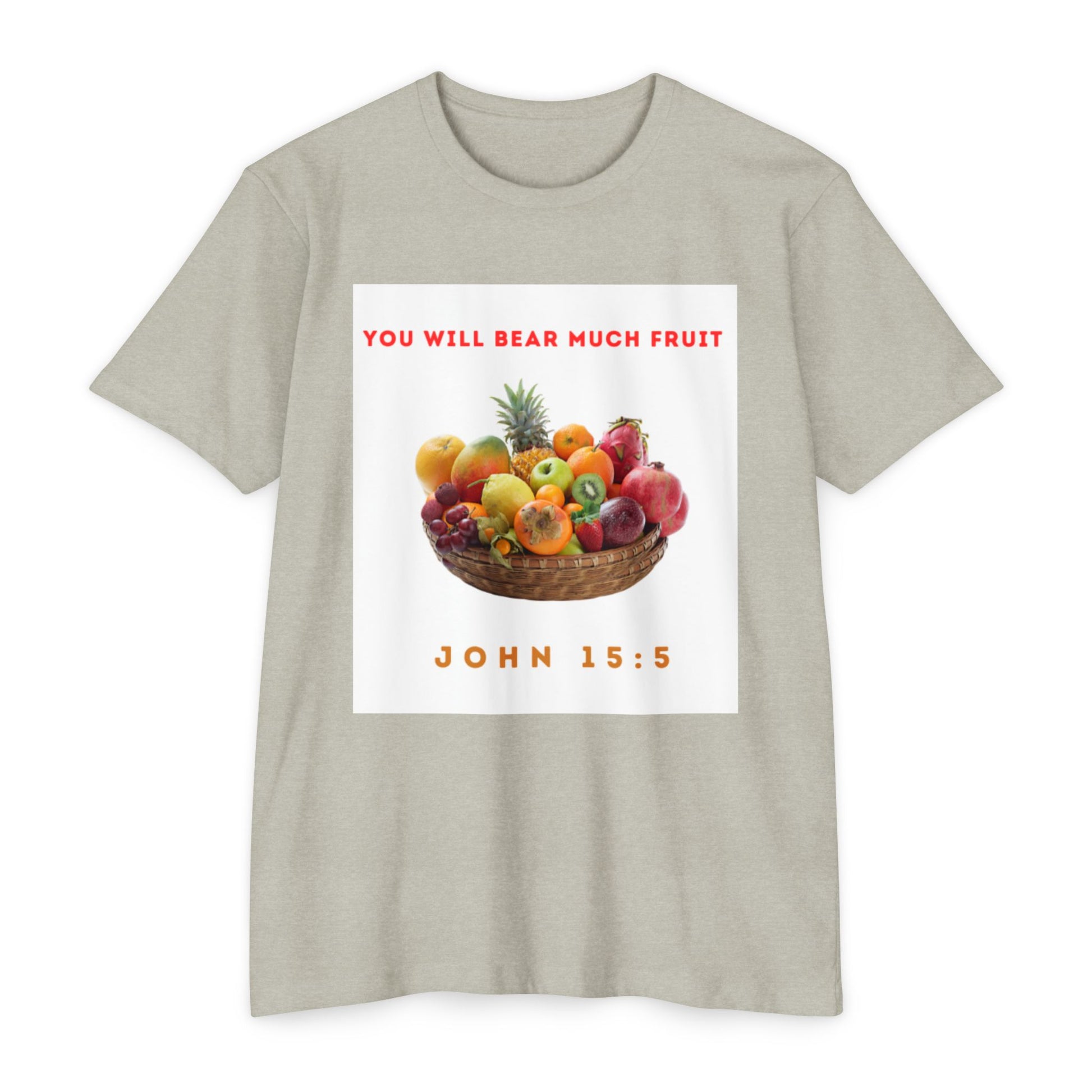 Fruitful Blessings Unisex T-Shirt, Inspirational Gift, Christian Tee, Summer Style, Motivational Shirt, Faith-Based Apparel