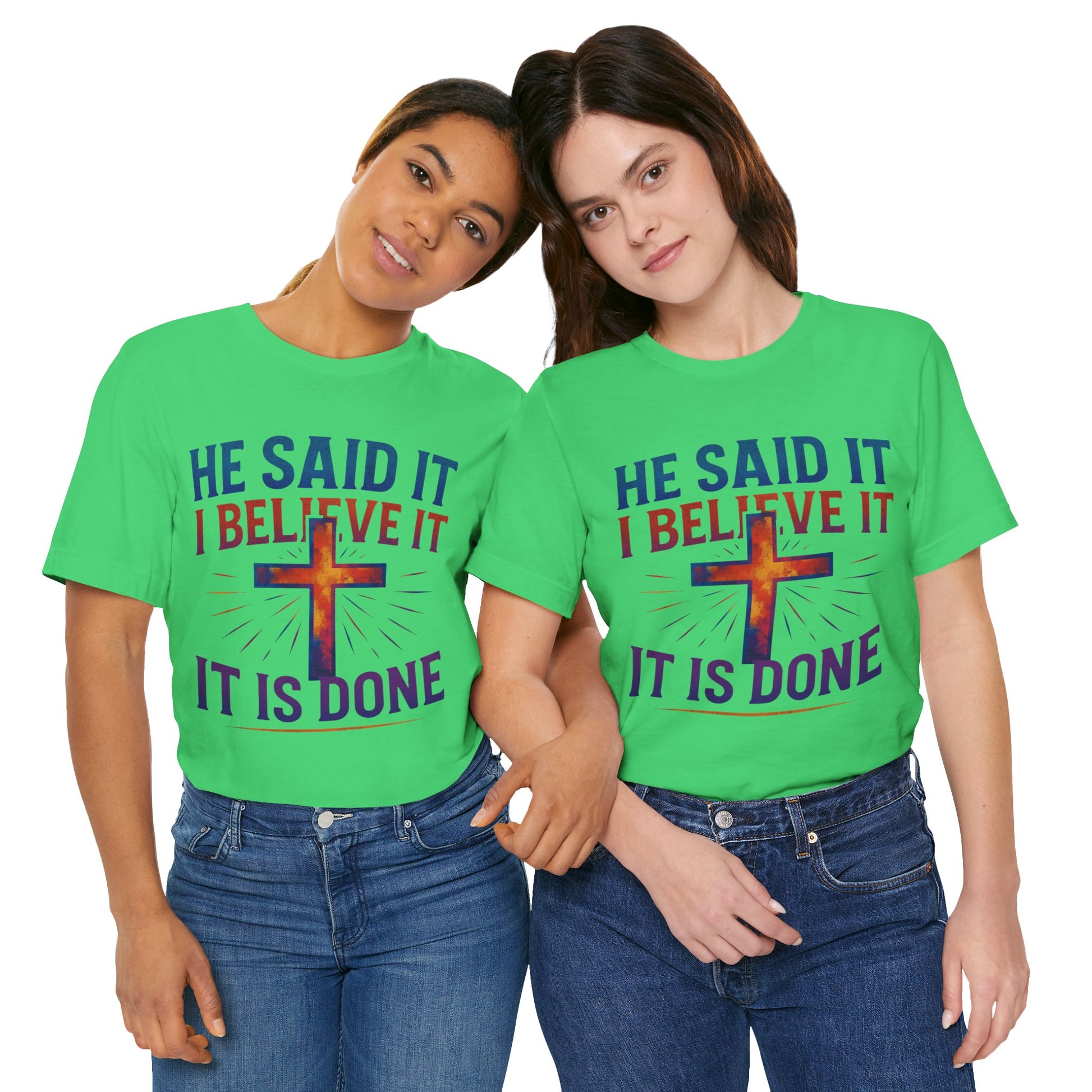 He Said It I Believe It T-Shirt – Christian Unisex Faith Tee with Bible-Inspired Quote
