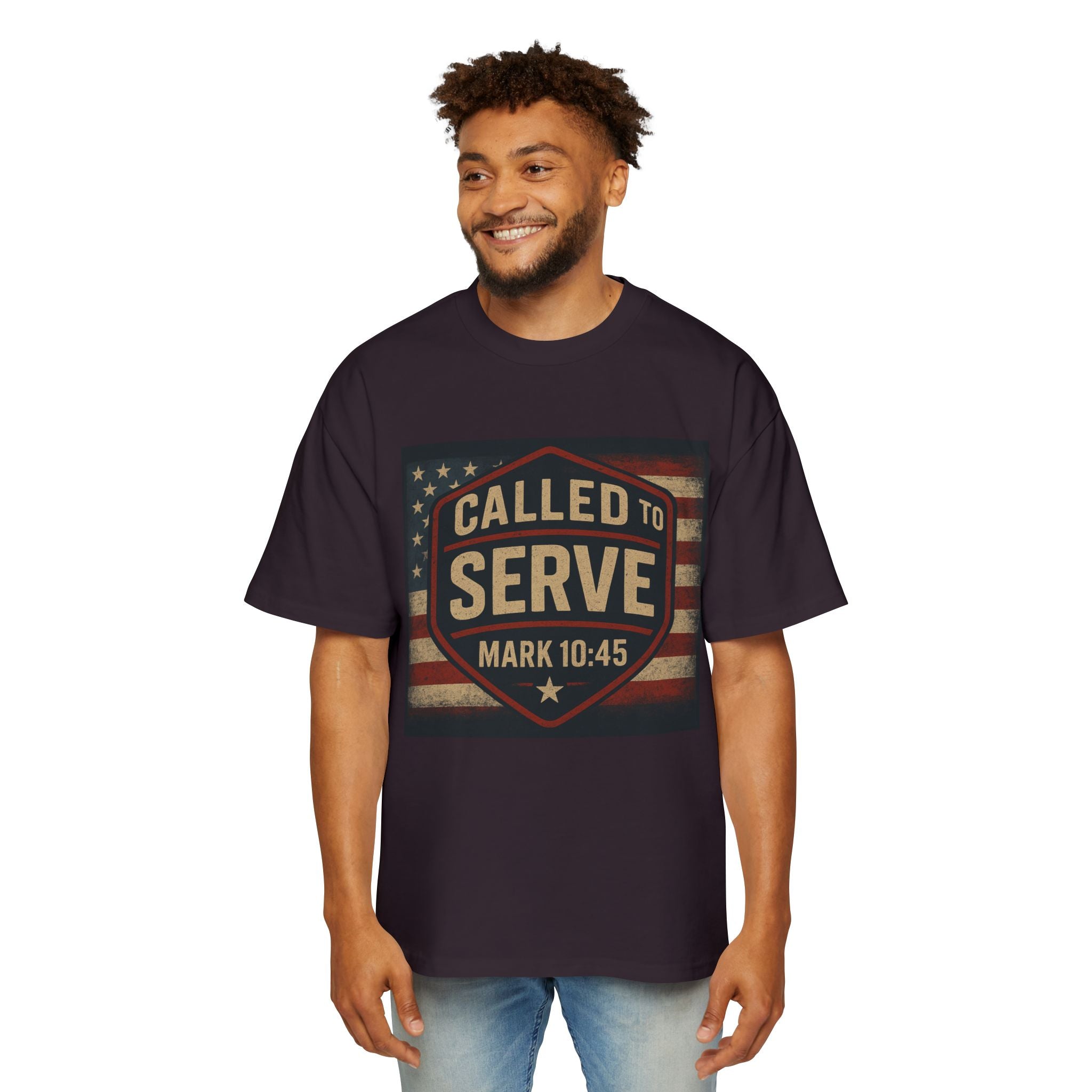 Called to Serve Heavy Oversized Tee