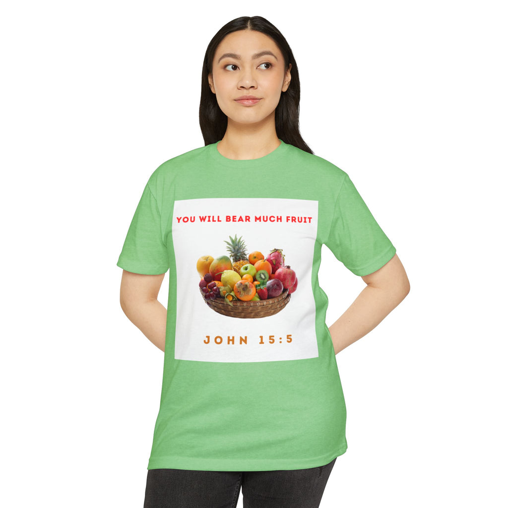 Fruitful Blessings Unisex T-Shirt, Inspirational Gift, Christian Tee, Summer Style, Motivational Shirt, Faith-Based Apparel