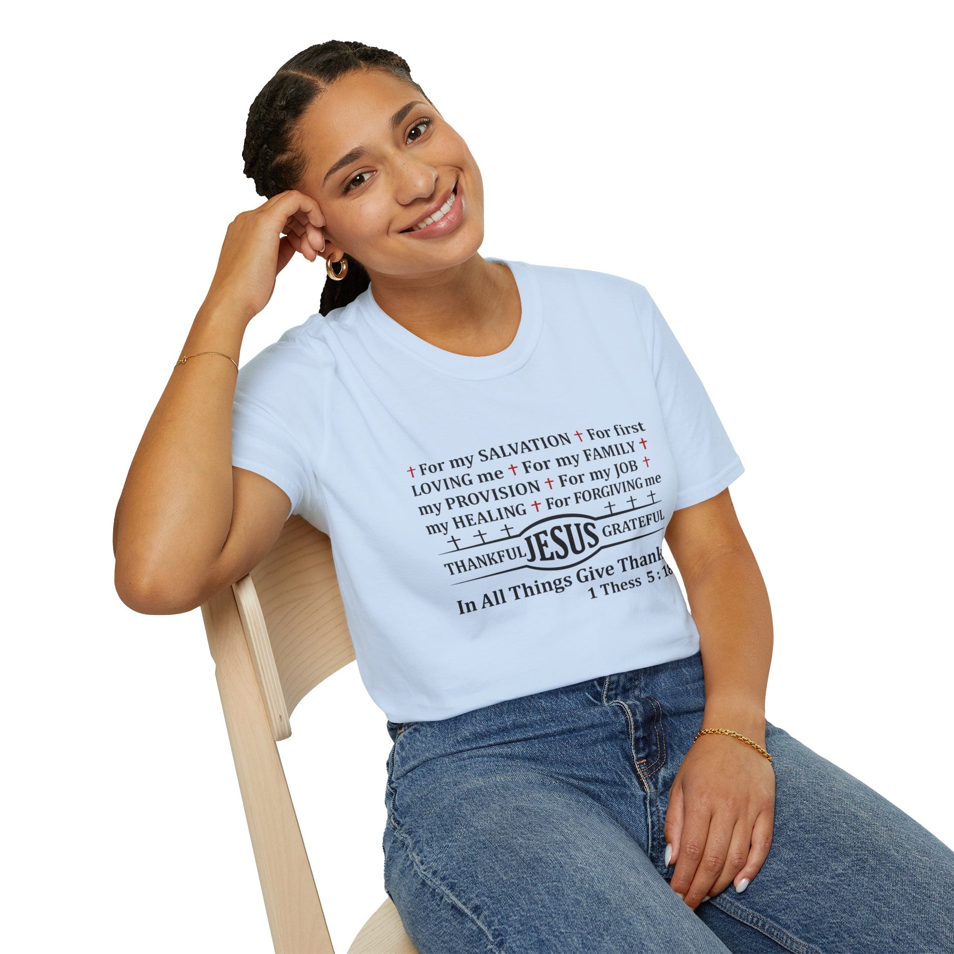 Thankful Jesus Grateful T-Shirt