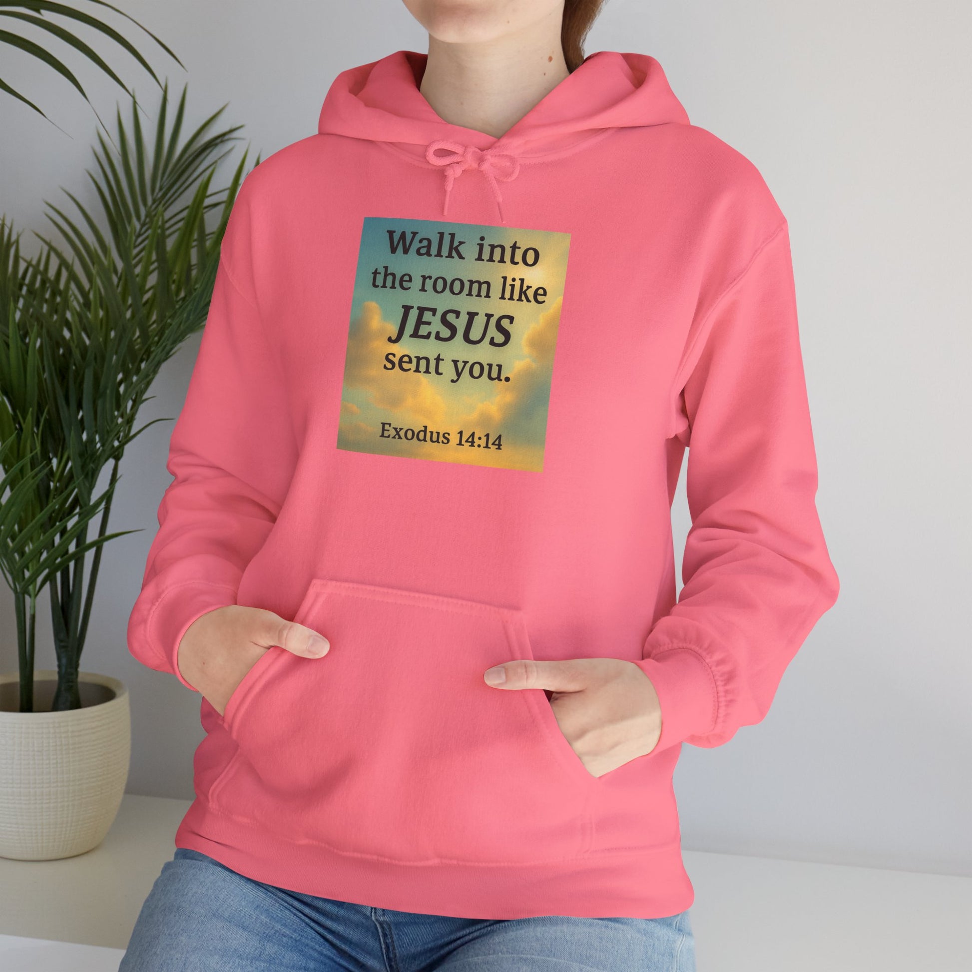 Walk Into The Room Unisex Heavy Blend™ Hooded Sweatshirt