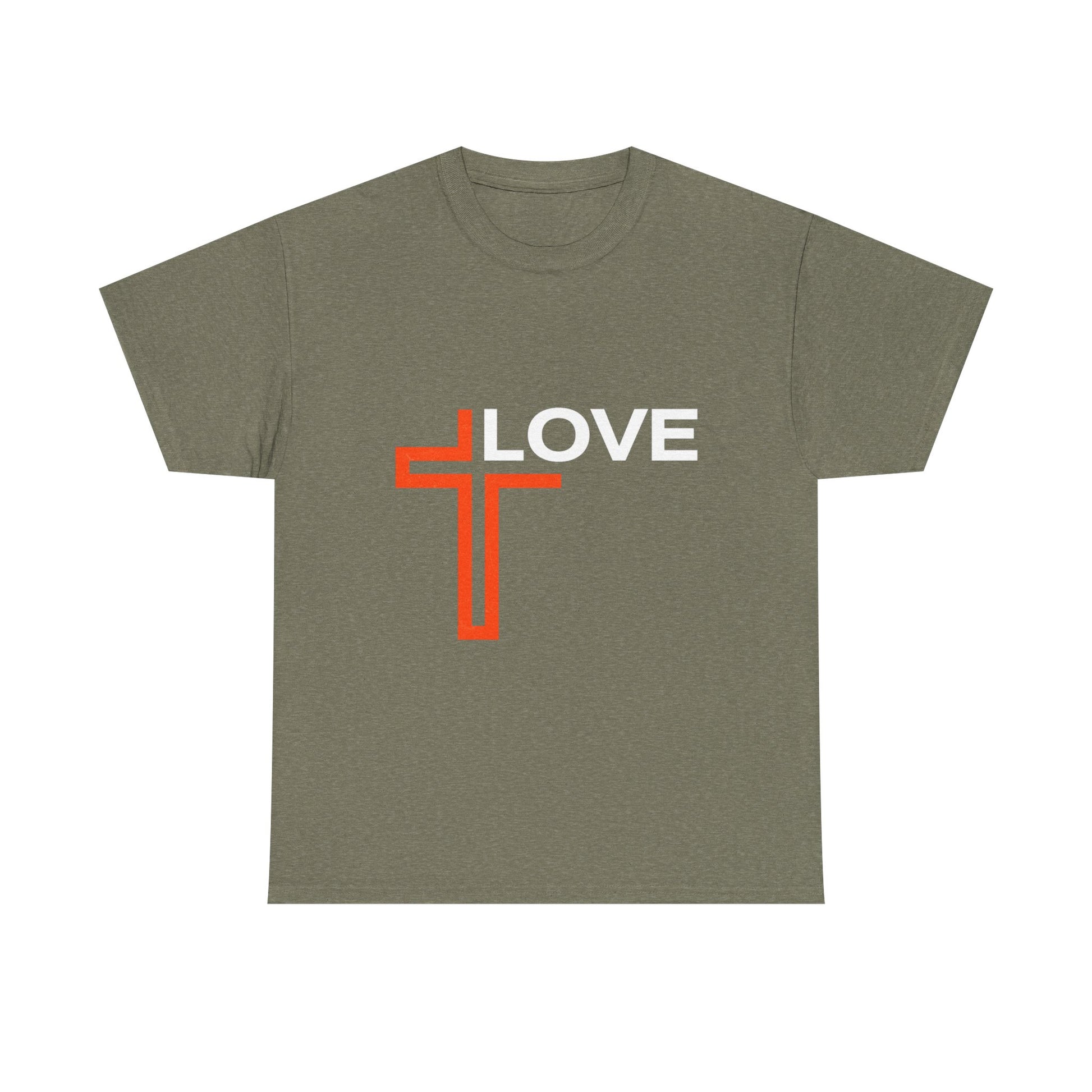 Love Unisex Heavy Cotton T-Shirt – Christian Faith Tee, Inspirational Apparel