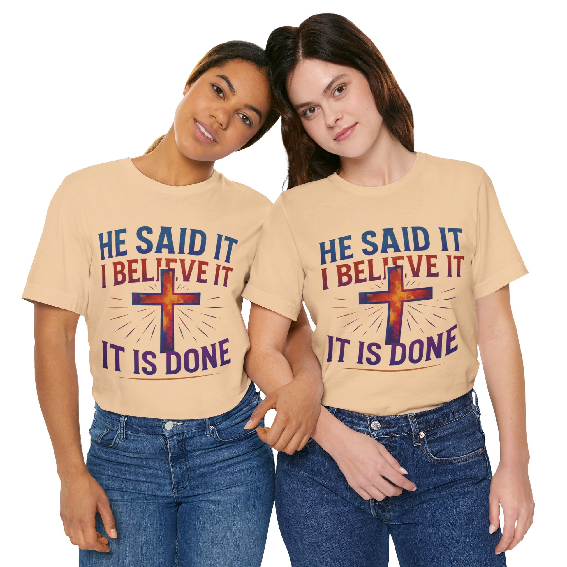 He Said It I Believe It T-Shirt – Christian Unisex Faith Tee with Bible-Inspired Quote