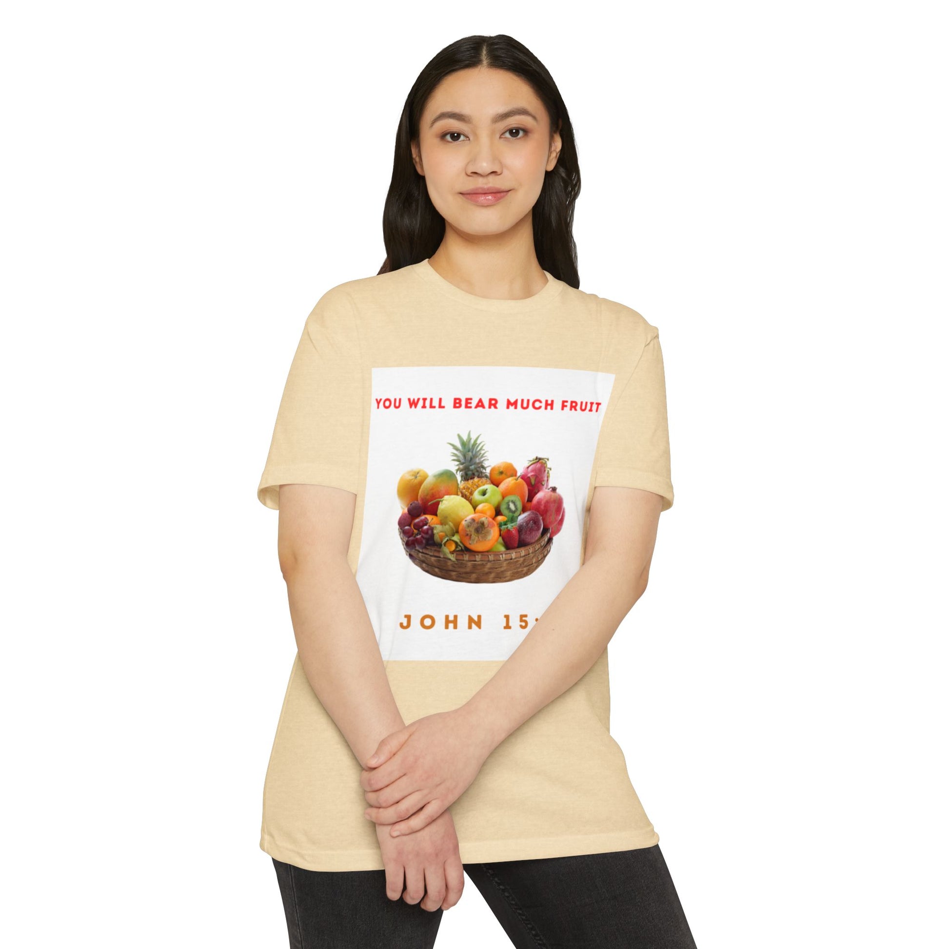 Fruitful Blessings Unisex T-Shirt, Inspirational Gift, Christian Tee, Summer Style, Motivational Shirt, Faith-Based Apparel