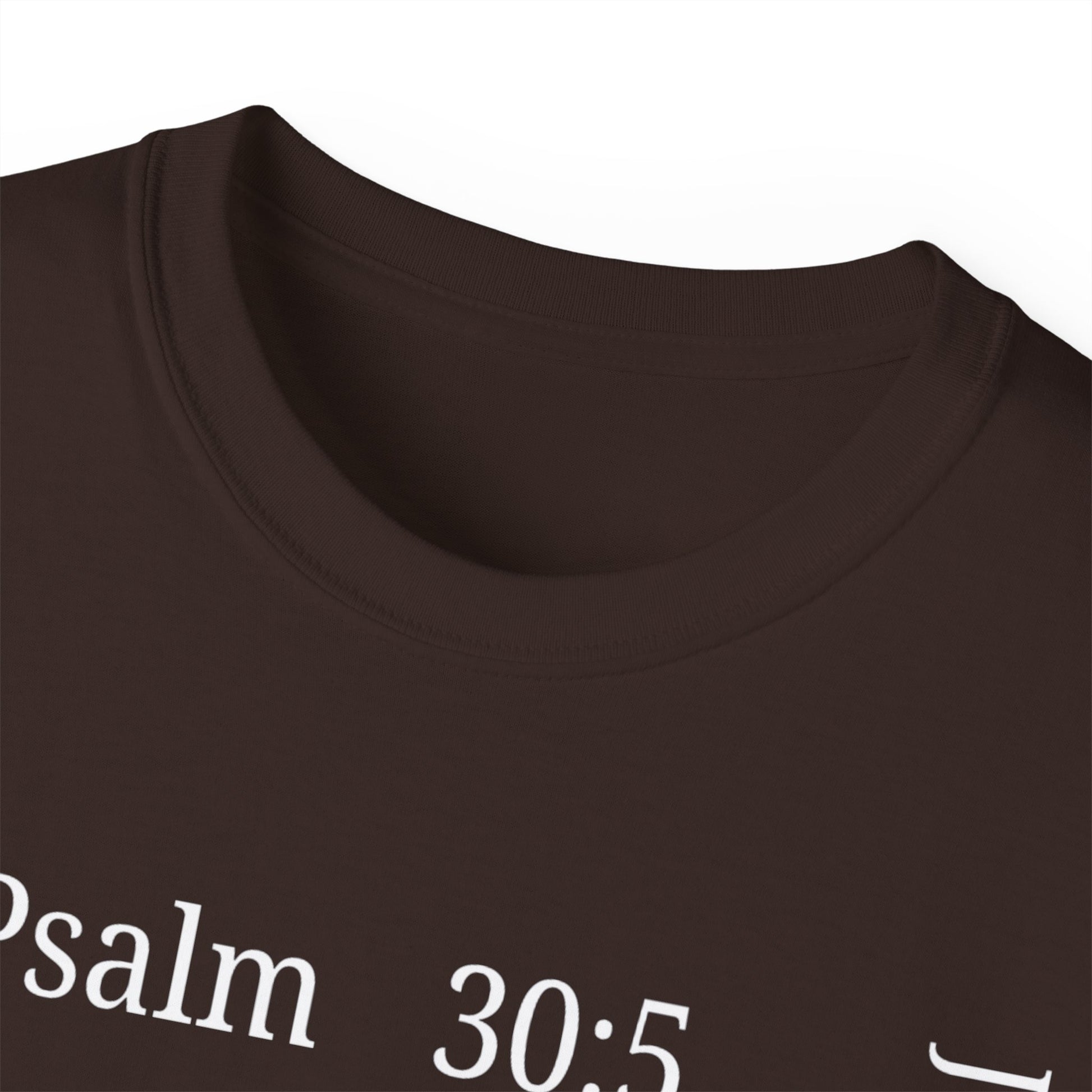 Joy Comes in the Morning – Psalm 30:5 Unisex Christian T-Shirt, Faith-Based Gift Tee