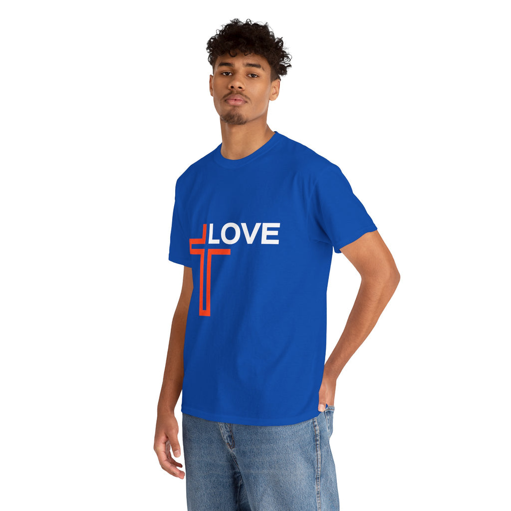 Love Unisex Heavy Cotton T-Shirt – Christian Faith Tee, Inspirational Apparel