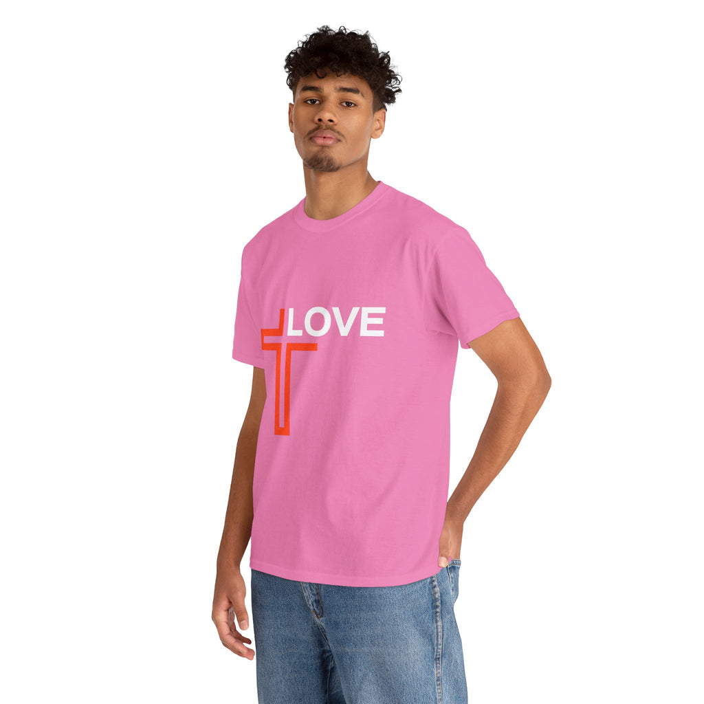 Love Unisex Heavy Cotton T-Shirt – Christian Faith Tee, Inspirational Apparel